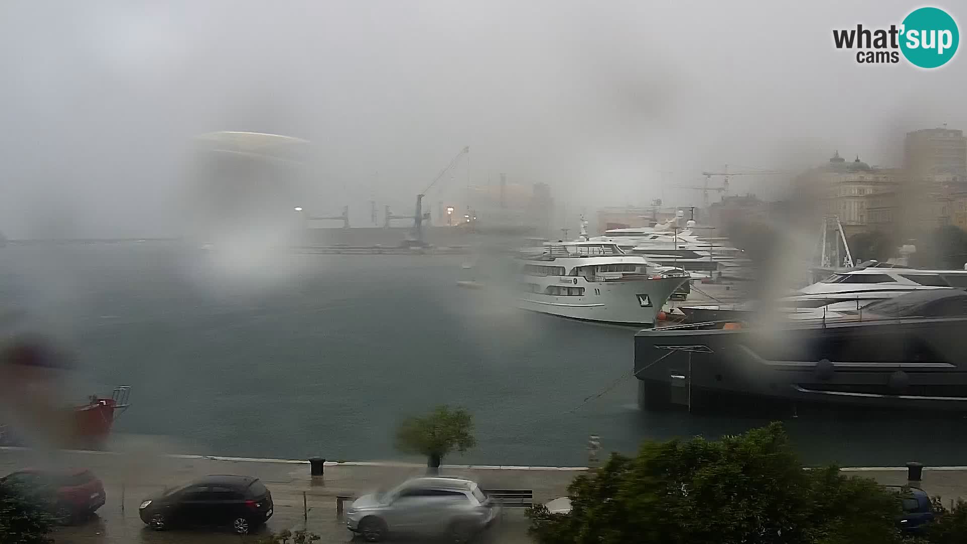 La Riva e la Marina a Rijeka (Fiume) – Live Webcam Croazia
