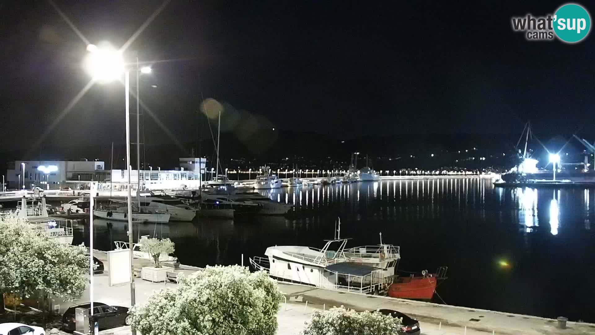 The Riva and Marina in Rijeka  – Live Webcam Croatia
