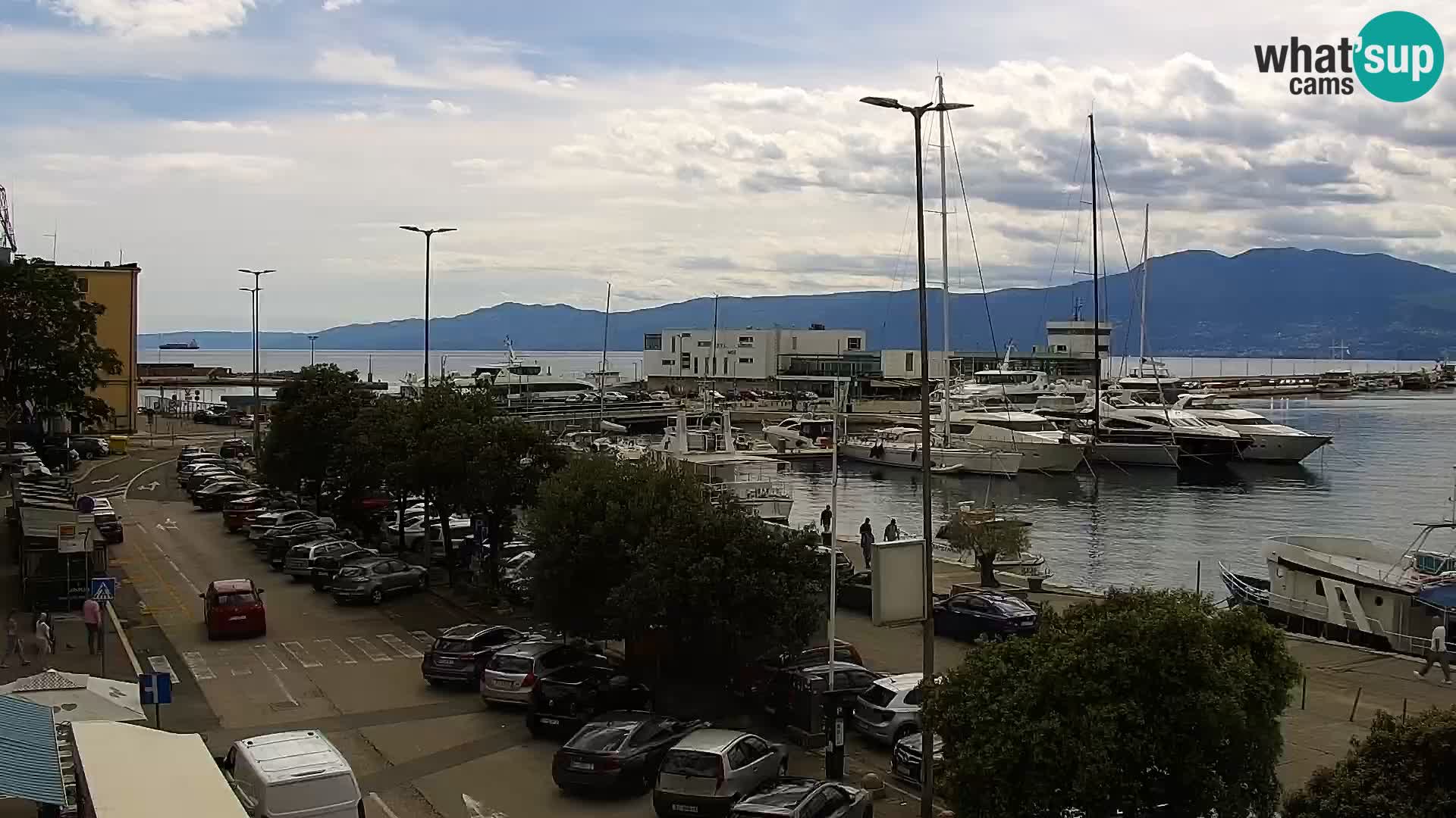 Riva i Marina u Rijeci – Web kamera uživo u Hrvatskoj