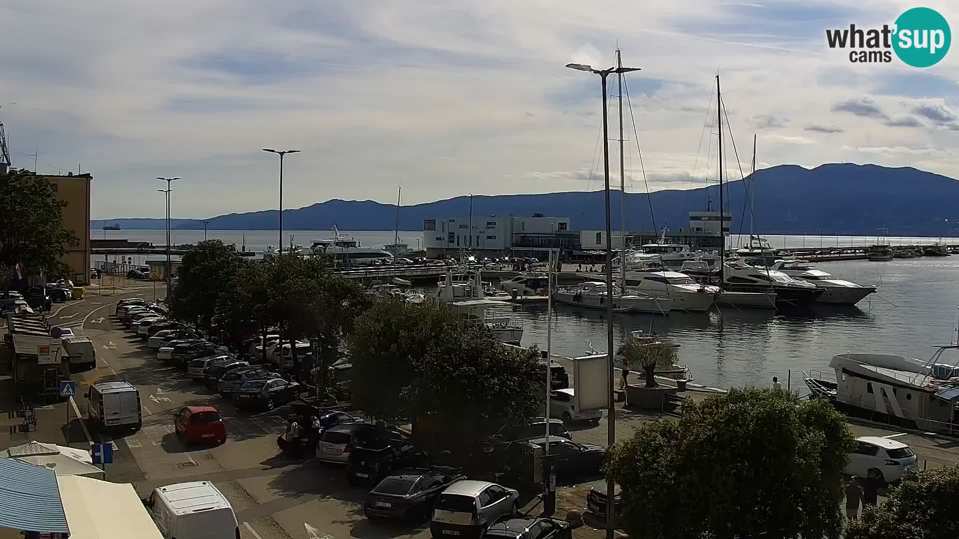 Riva i Marina u Rijeci – Web kamera uživo u Hrvatskoj