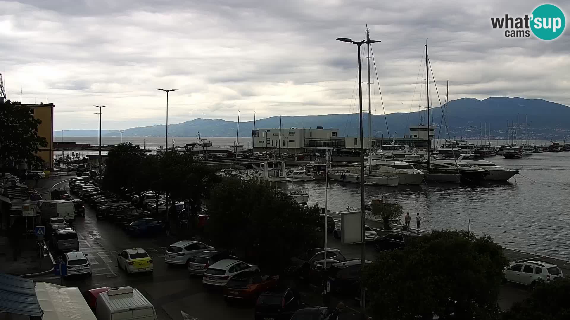 La Riva e la Marina a Rijeka (Fiume) – Live Webcam Croazia