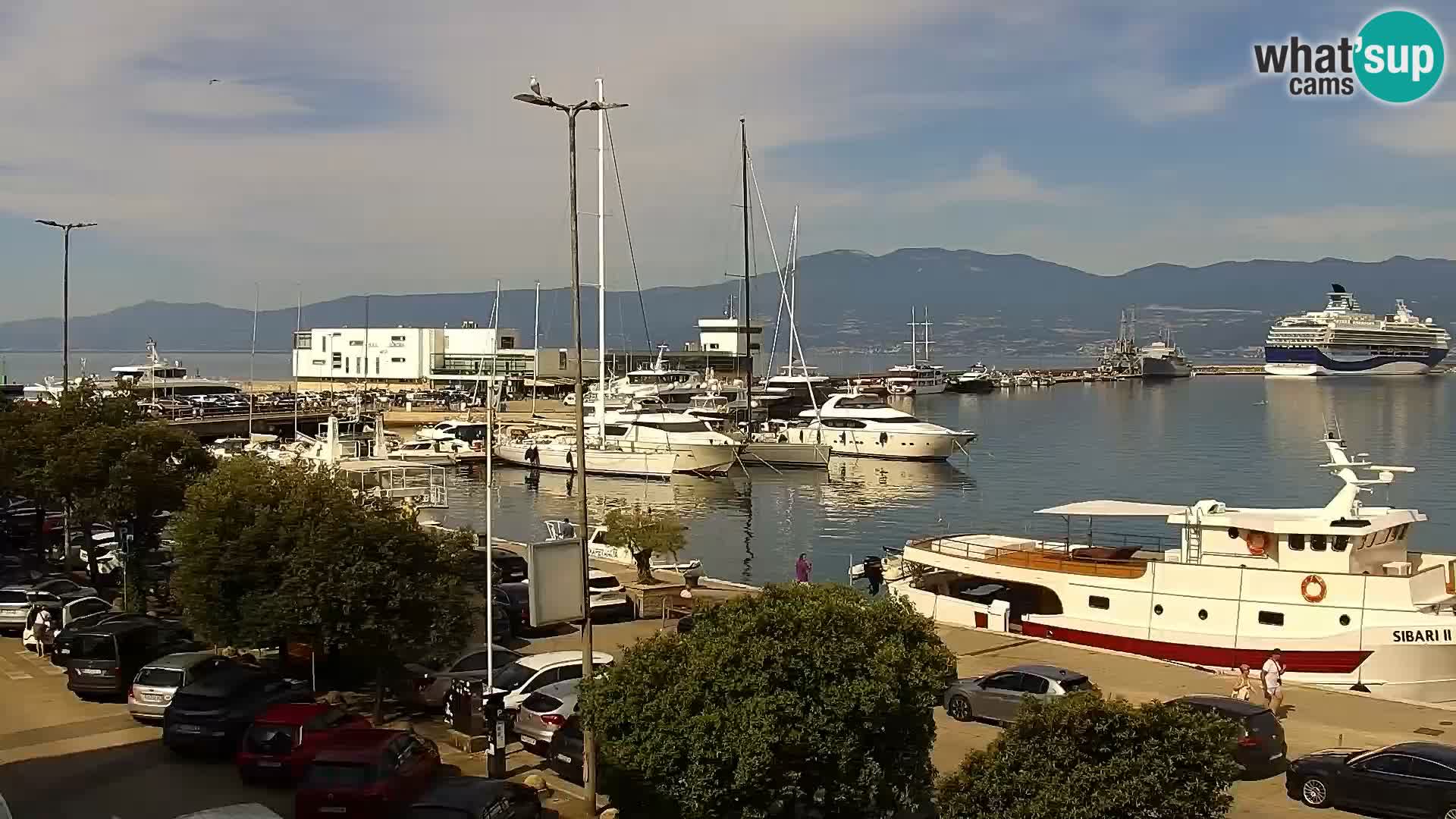 Riva i Marina u Rijeci – Web kamera uživo u Hrvatskoj