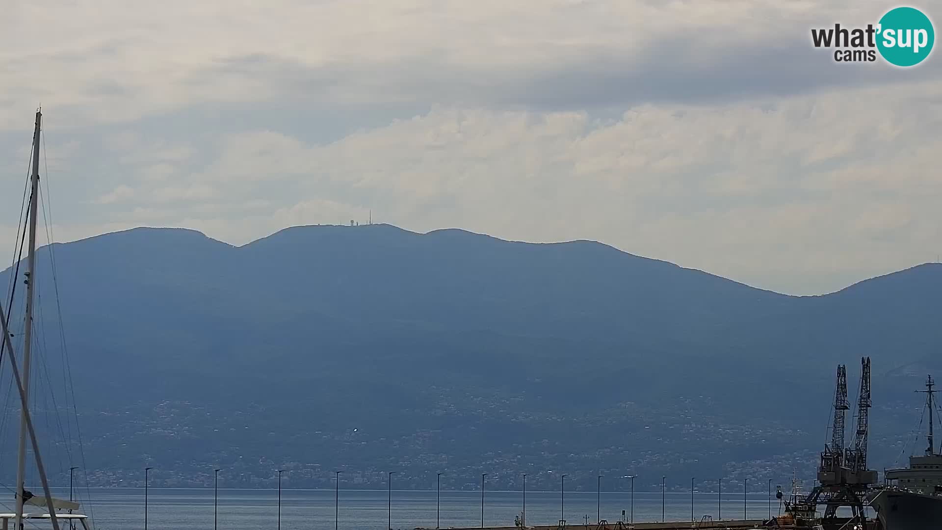The Riva and Marina in Rijeka – Live Webcam Croatia