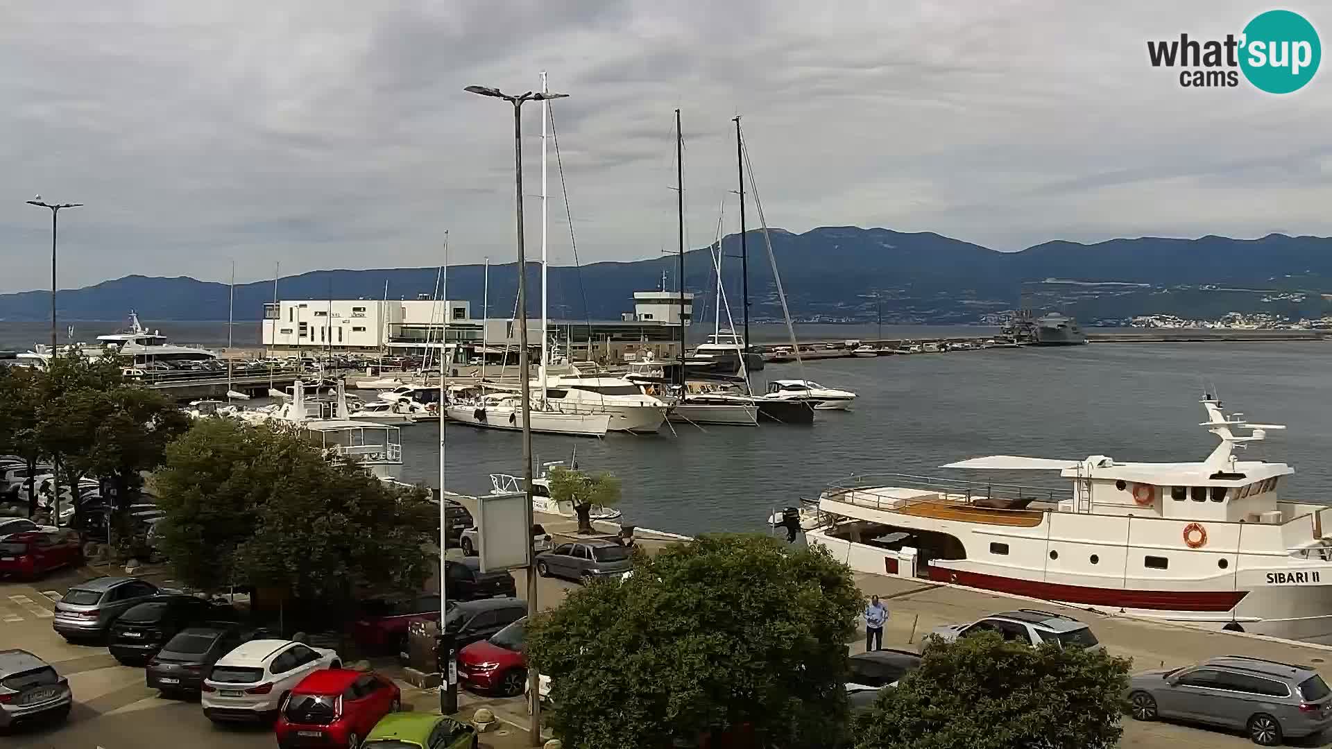 La Riva et Marina à Rijeka – Live Webcam Croatie