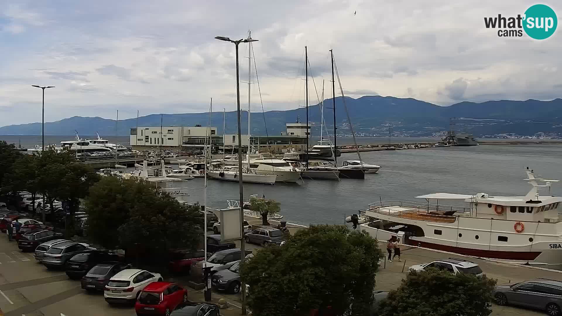 Die Riva und Marina in Rijeka – Live Webcam Kroatien