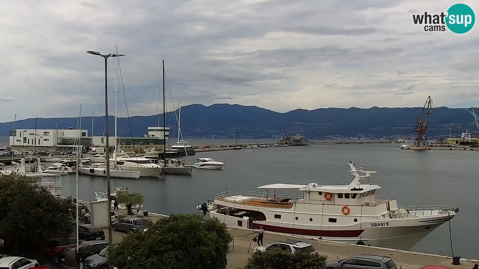 Riva i Marina u Rijeci – Web kamera uživo u Hrvatskoj