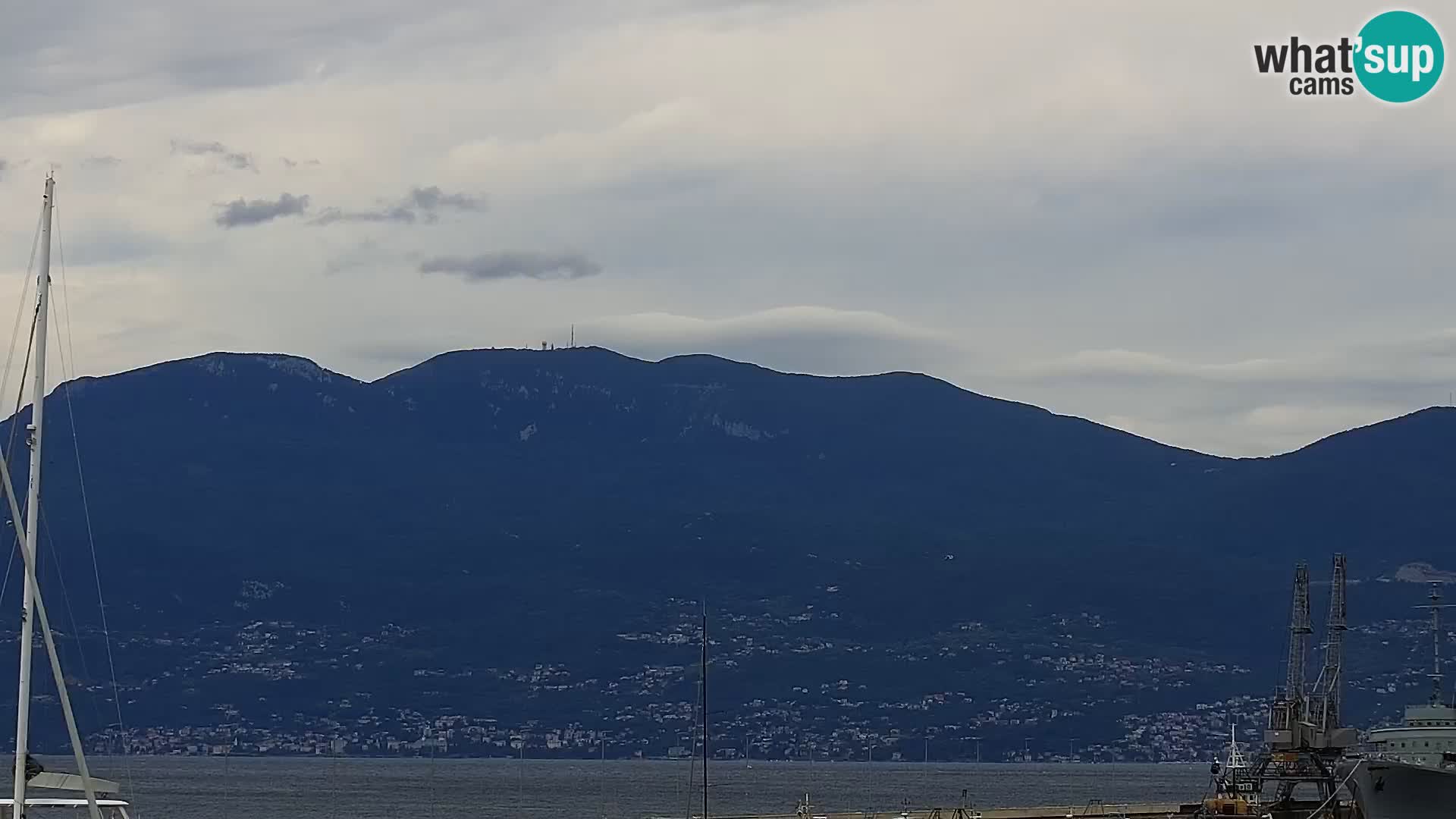 La Riva y Marina en Rijeka – Webcam en vivo Croacia