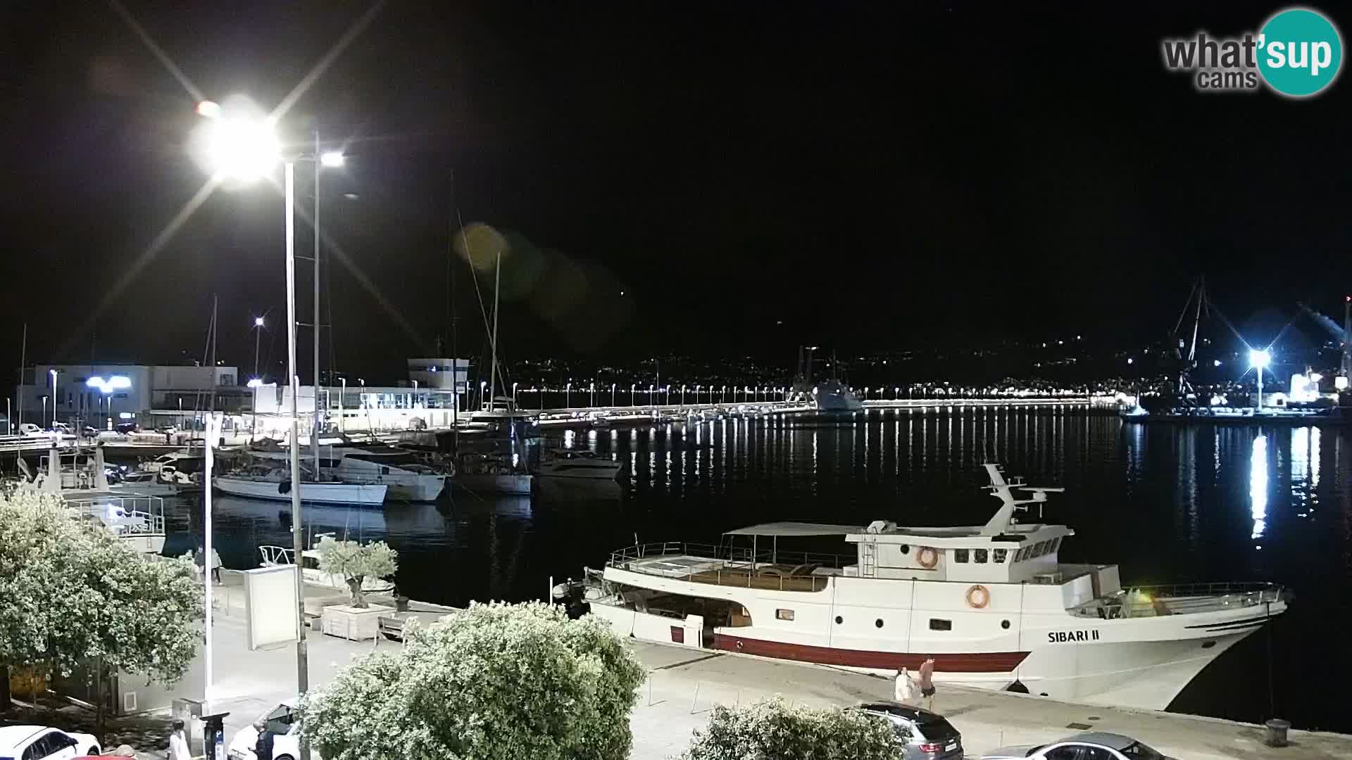 La Riva et Marina à Rijeka – Live Webcam Croatie
