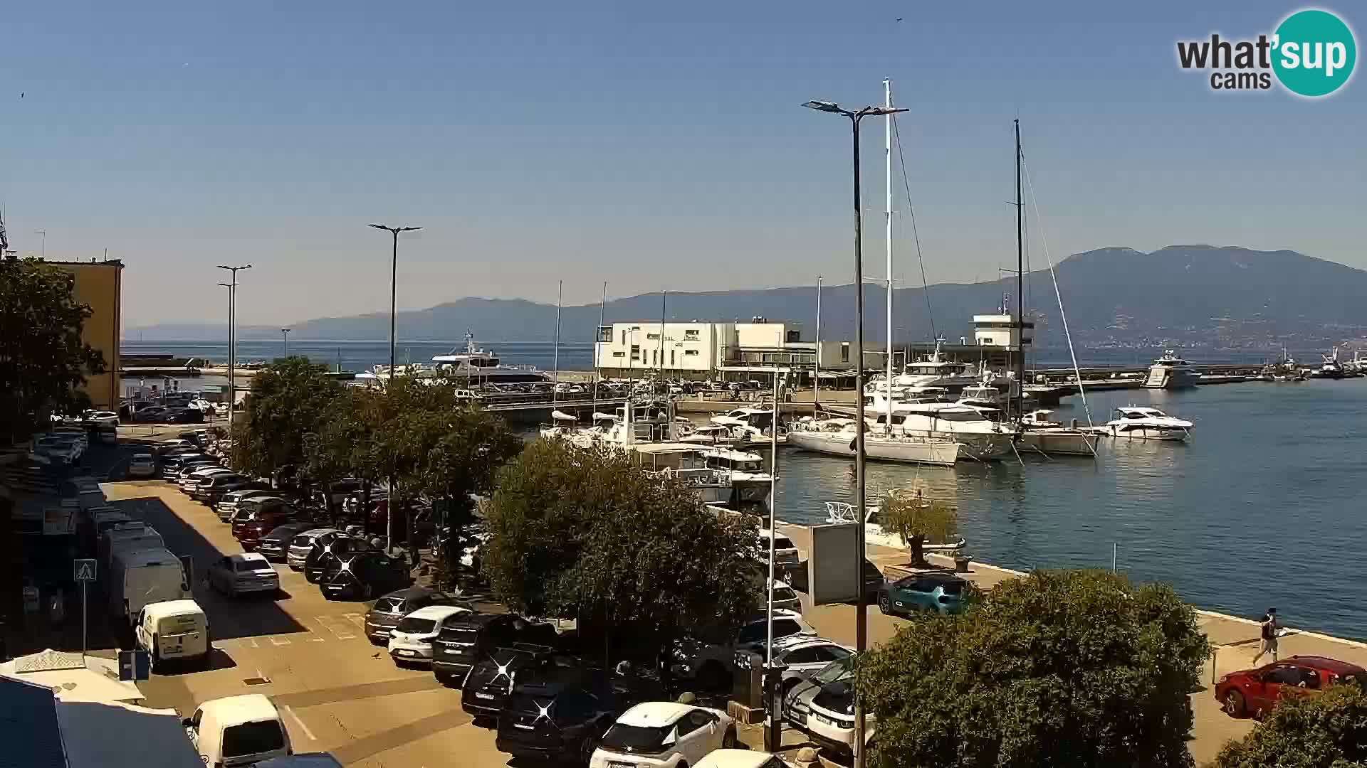 Riva i Marina u Rijeci – Web kamera uživo u Hrvatskoj