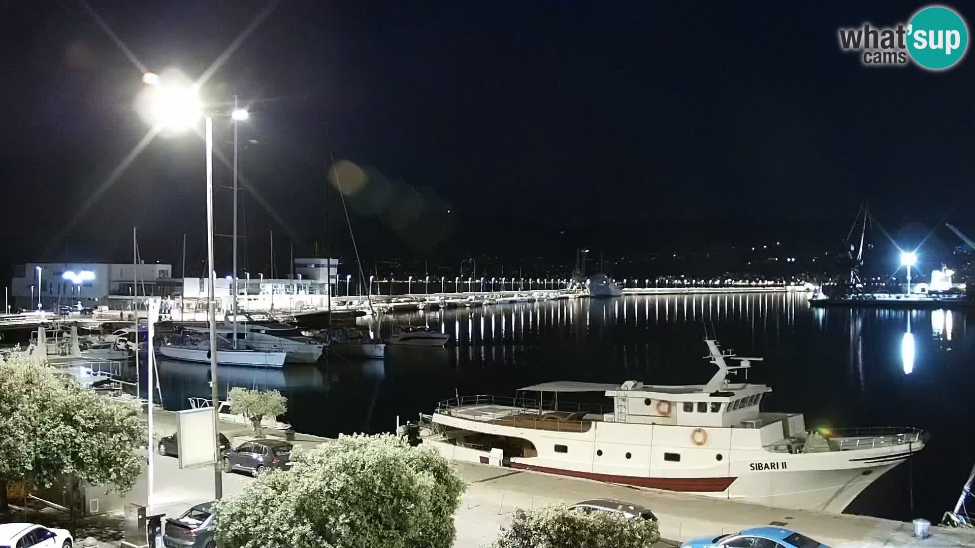 Die Riva und Marina in Rijeka – Live Webcam Kroatien