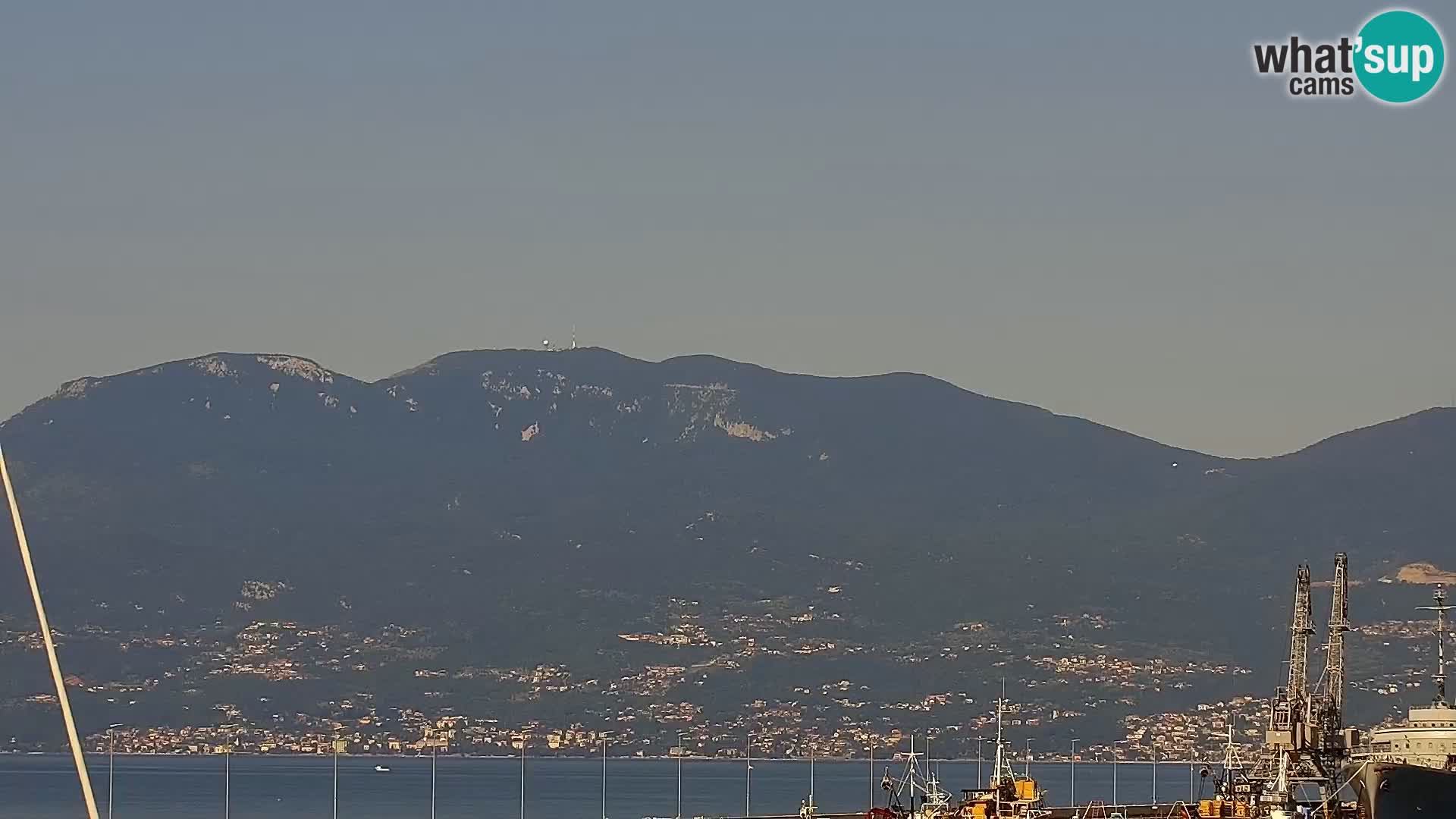 La Riva e la Marina a Rijeka (Fiume) – Live Webcam Croazia