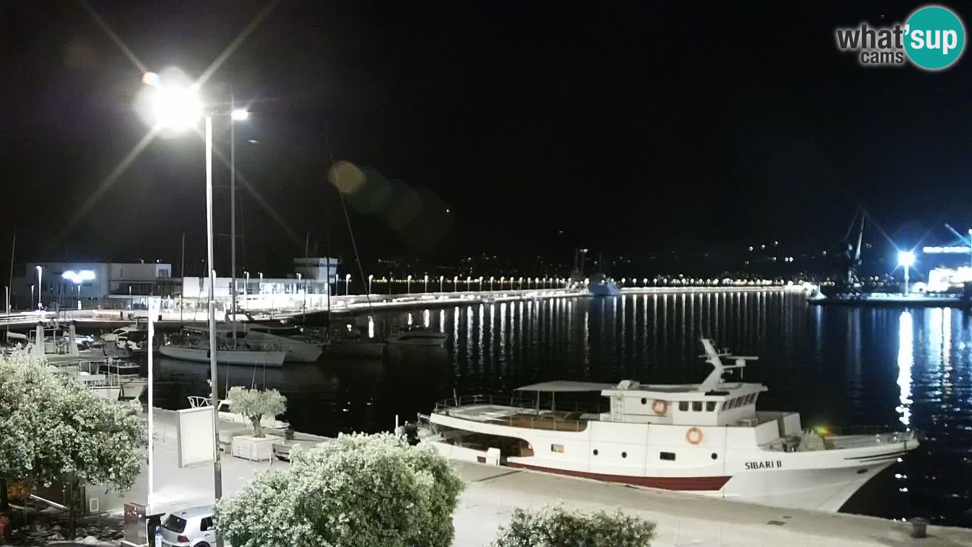 Die Riva und Marina in Rijeka – Live Webcam Kroatien