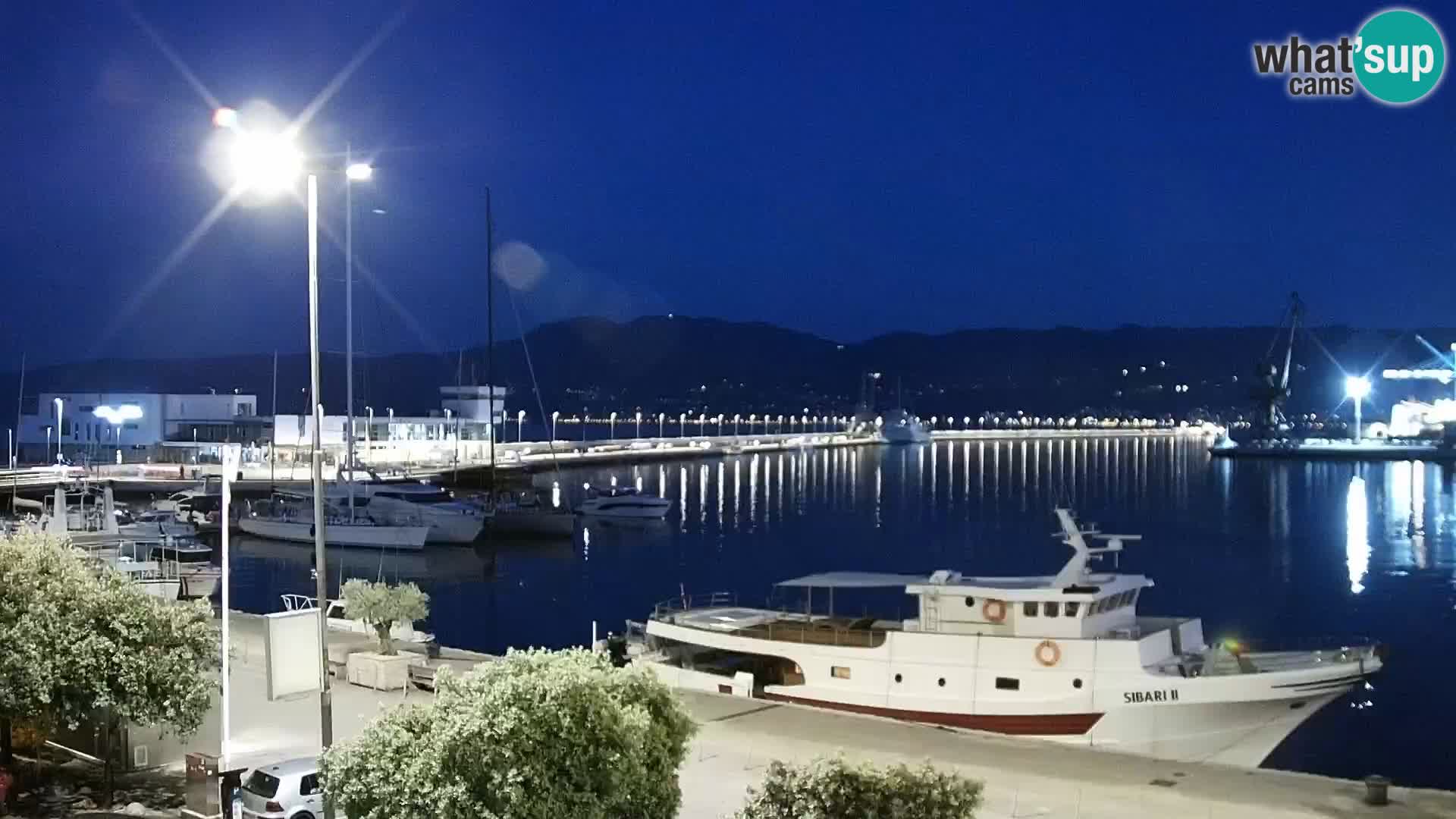 La Riva e la Marina a Rijeka (Fiume) – Live Webcam Croazia