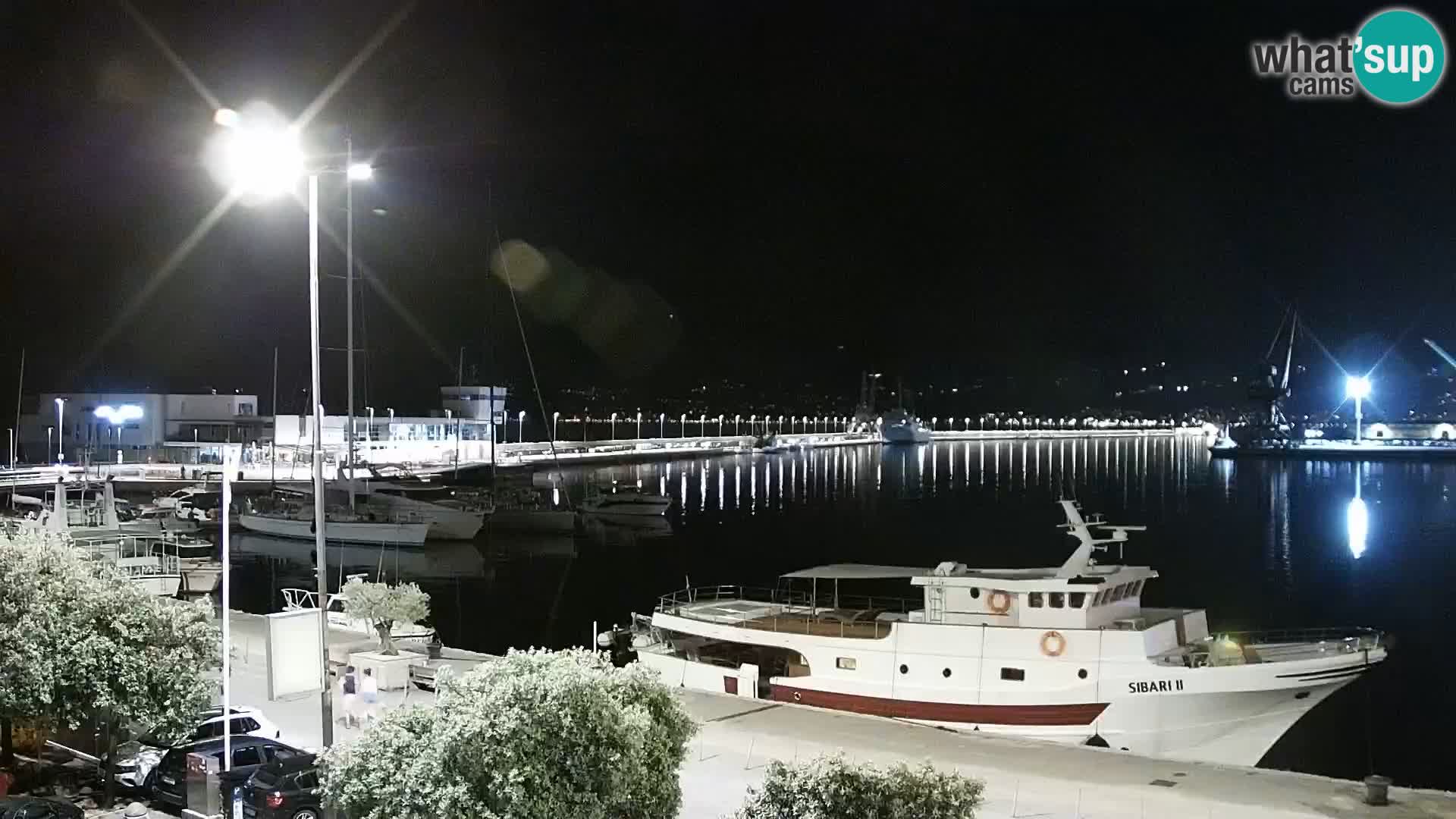 Riva i Marina u Rijeci – Web kamera uživo u Hrvatskoj