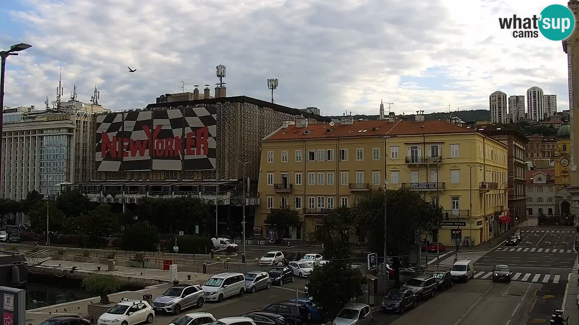 Riva i Marina u Rijeci – Web kamera uživo u Hrvatskoj
