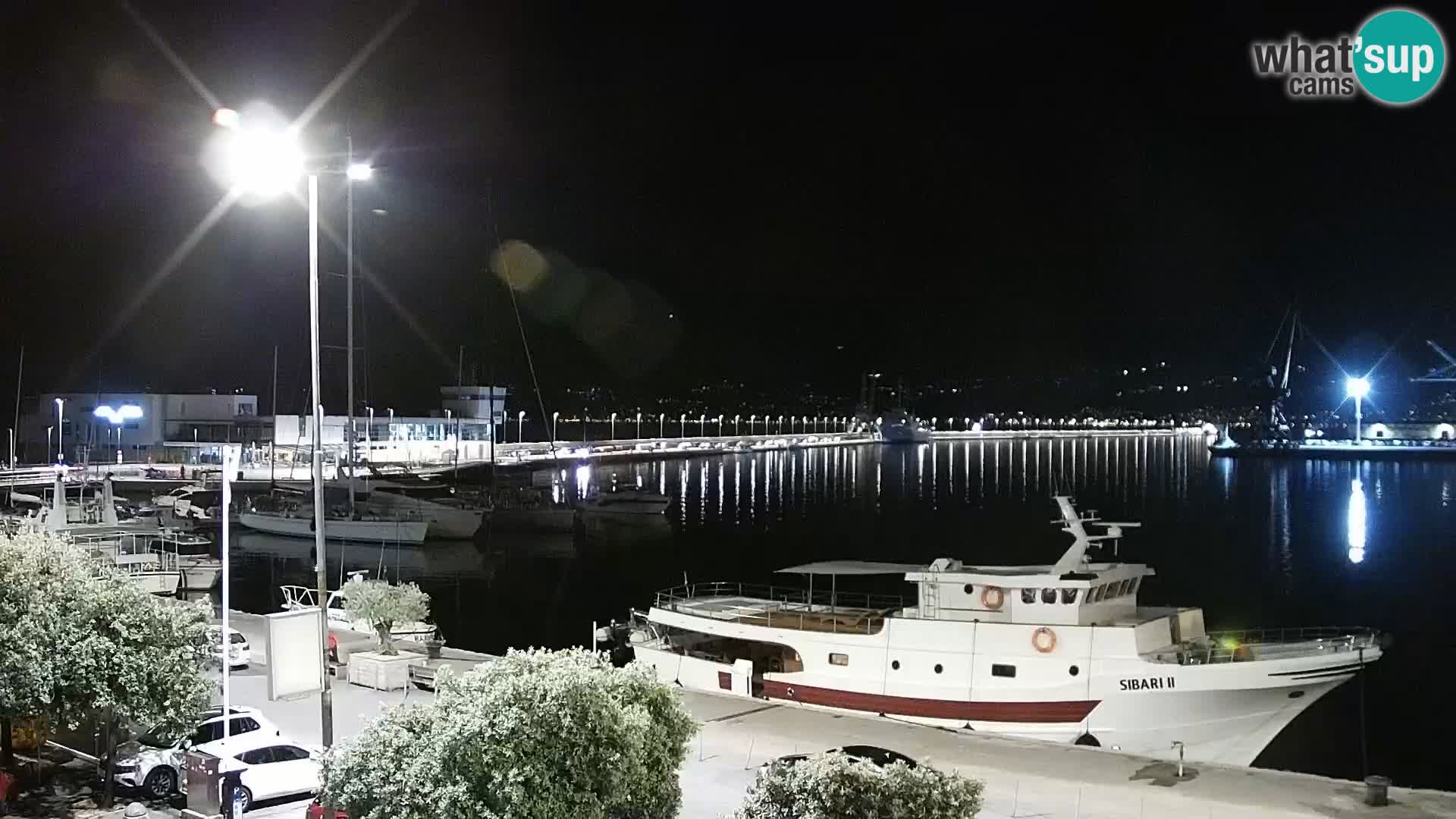 Die Riva und Marina in Rijeka – Live Webcam Kroatien