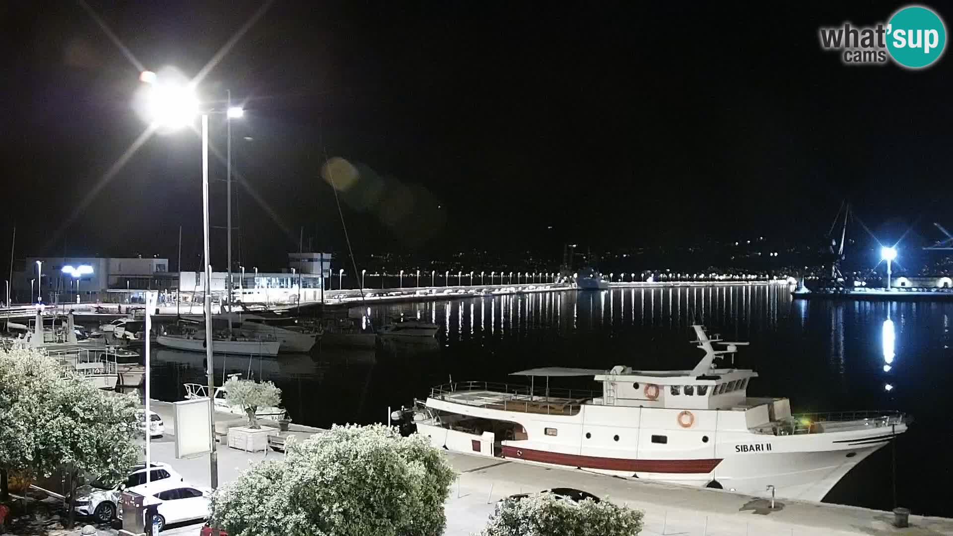 Die Riva und Marina in Rijeka – Live Webcam Kroatien
