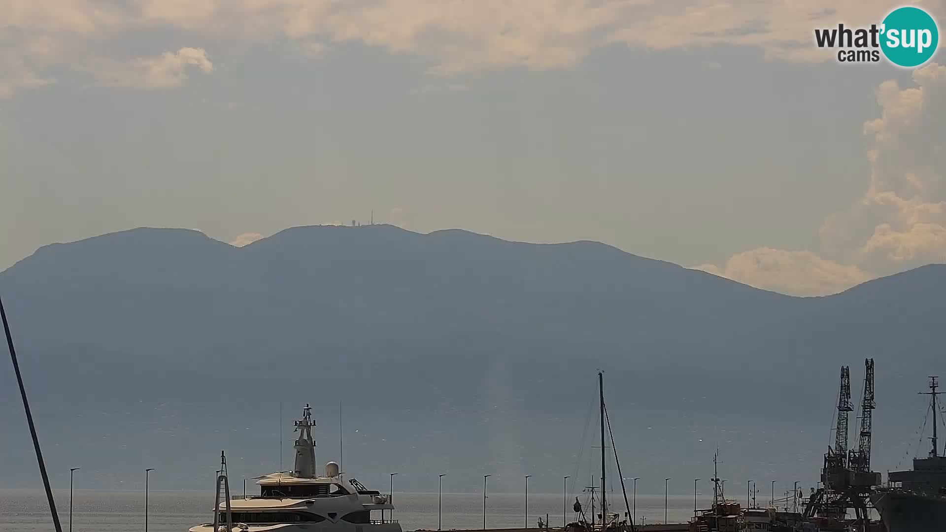Riva i Marina u Rijeci – Web kamera uživo u Hrvatskoj