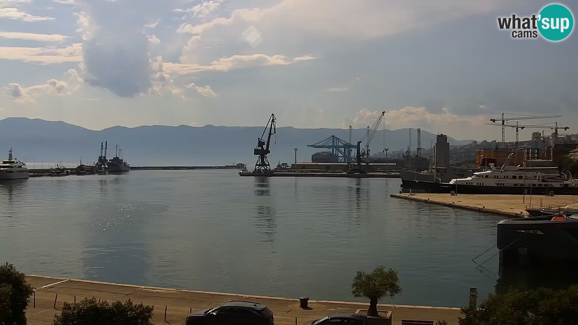 Riva i Marina u Rijeci – Web kamera uživo u Hrvatskoj