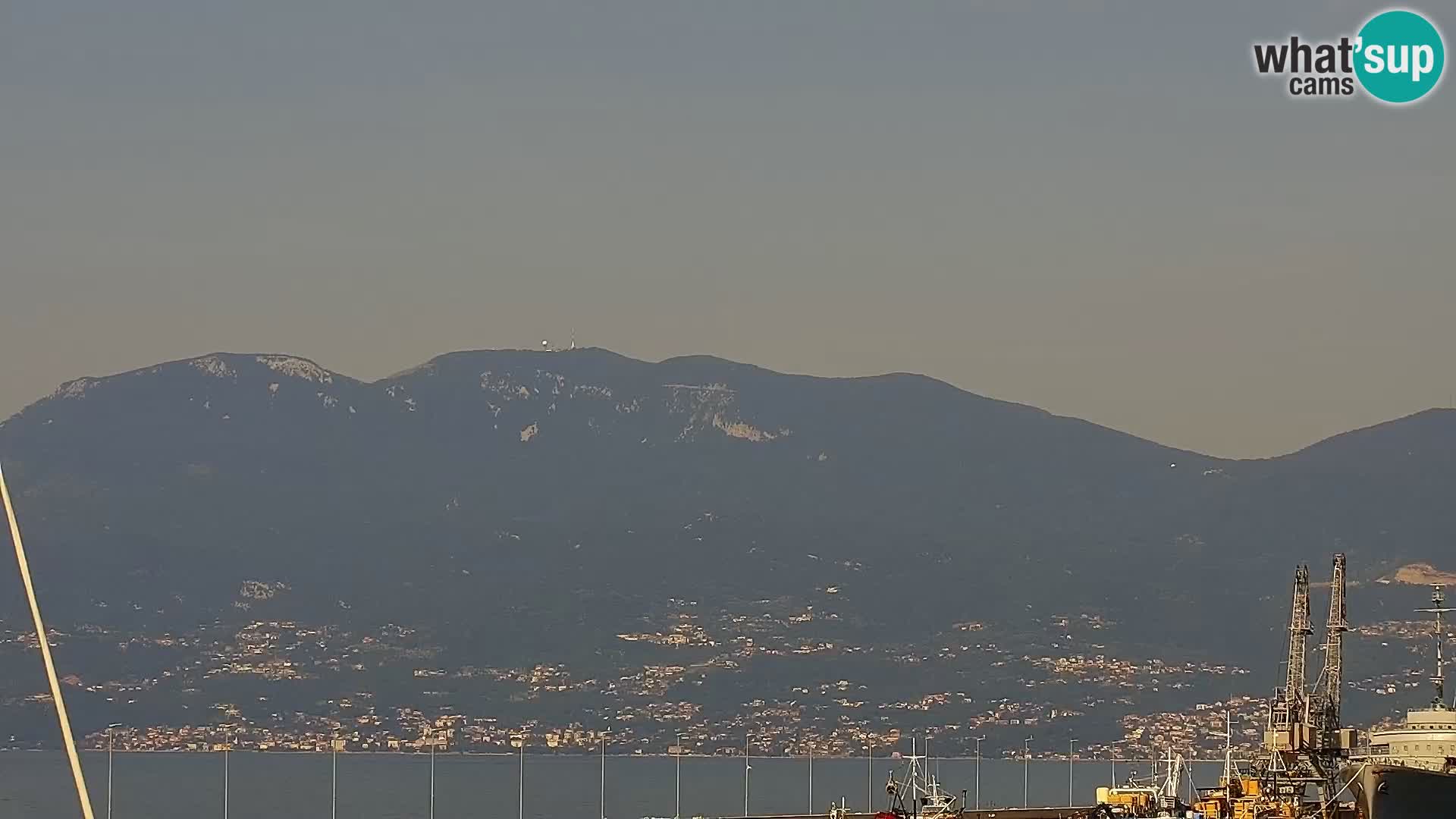 Die Riva und Marina in Rijeka – Live Webcam Kroatien
