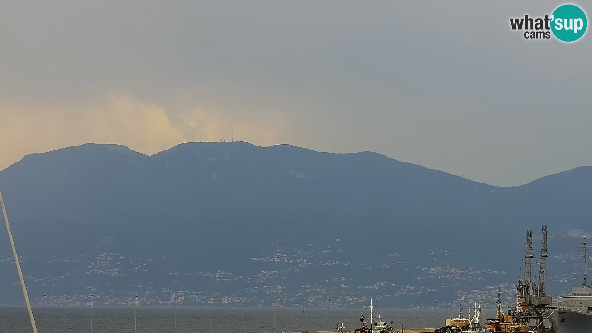 La Riva e la Marina a Rijeka (Fiume) – Live Webcam Croazia