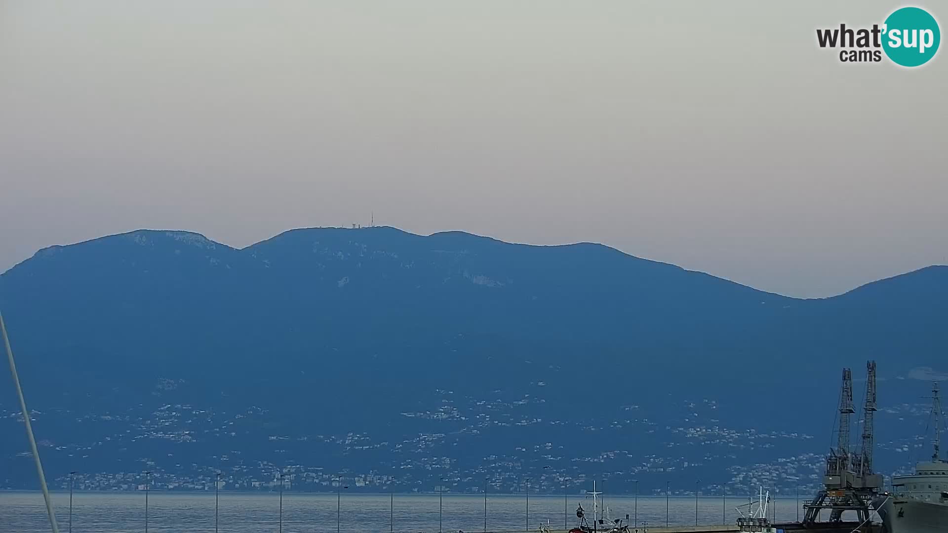 Die Riva und Marina in Rijeka – Live Webcam Kroatien