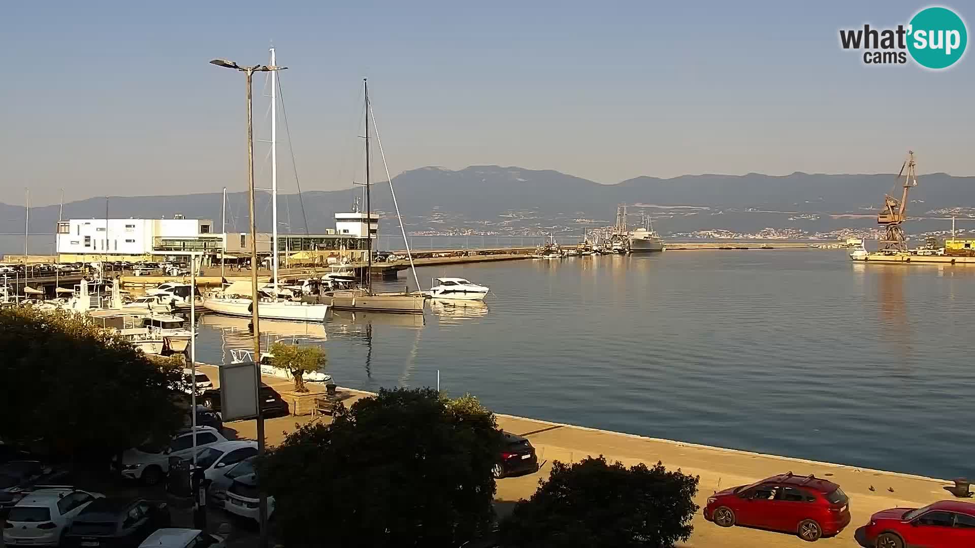 Riva i Marina u Rijeci – Web kamera uživo u Hrvatskoj