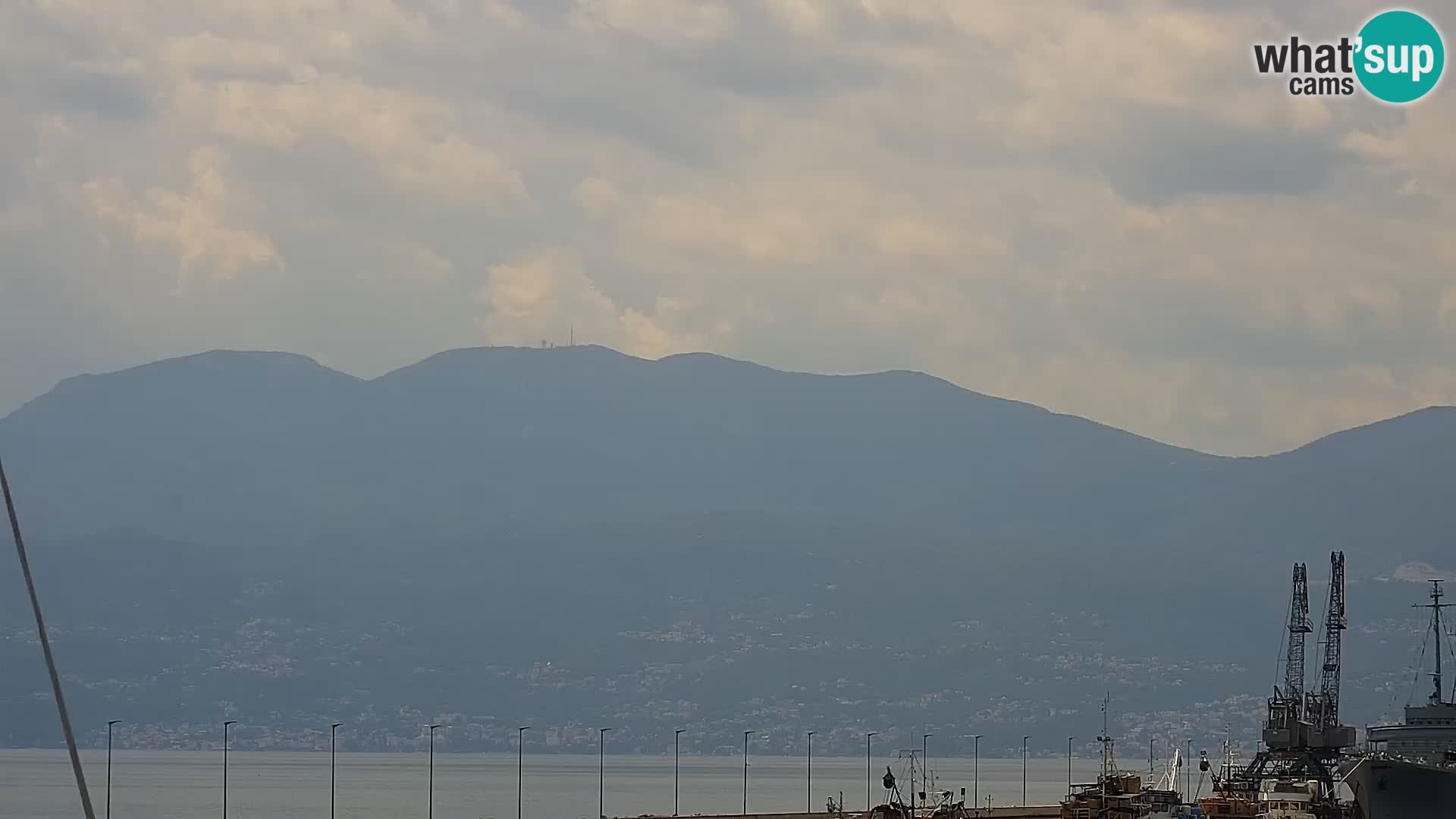 La Riva e la Marina a Rijeka (Fiume) – Live Webcam Croazia