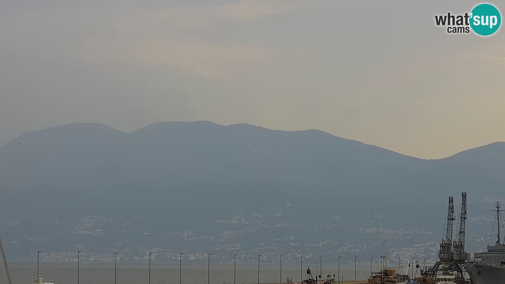 La Riva et Marina à Rijeka – Live Webcam Croatie
