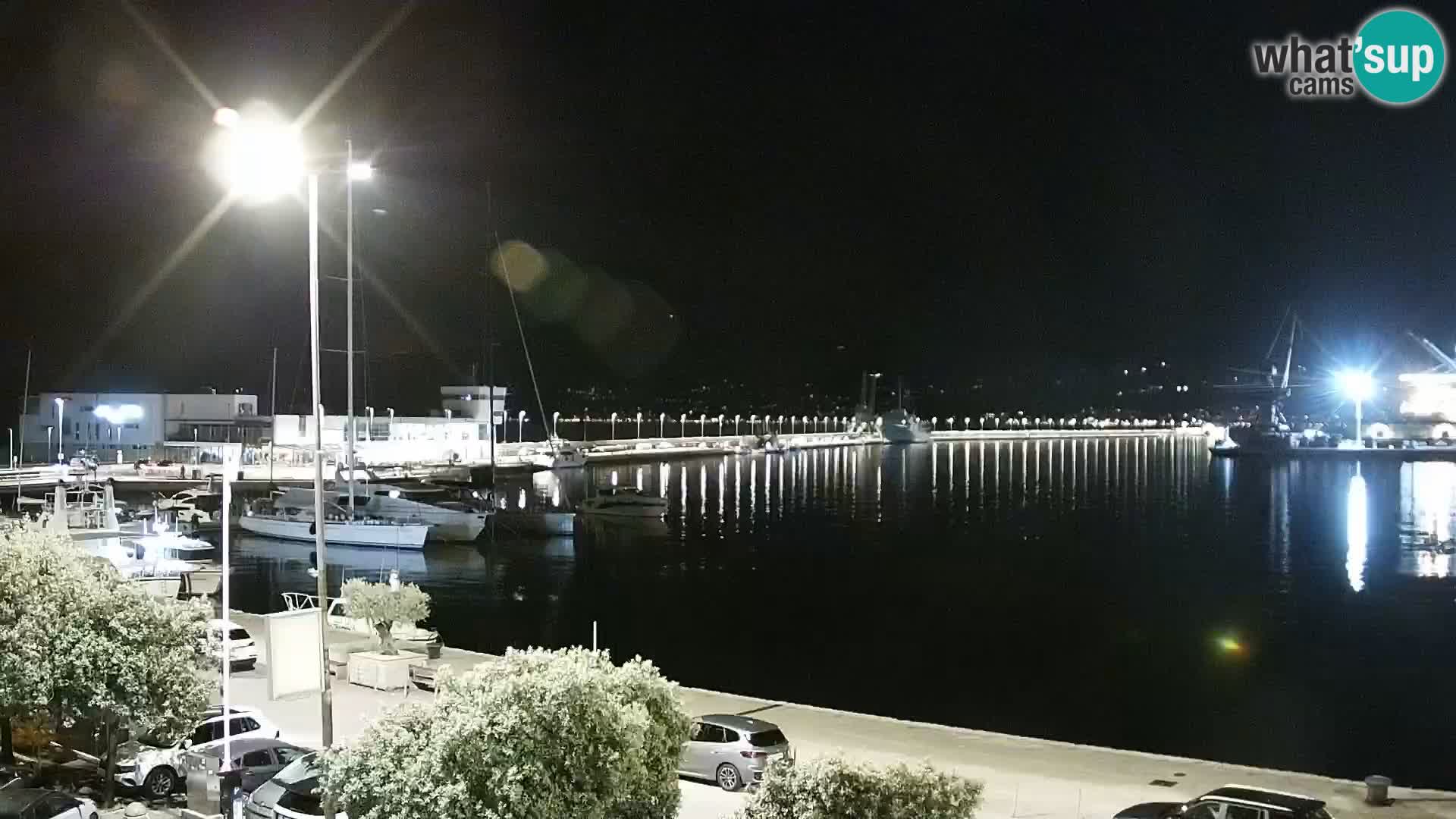 La Riva y Marina en Rijeka – Webcam en vivo Croacia