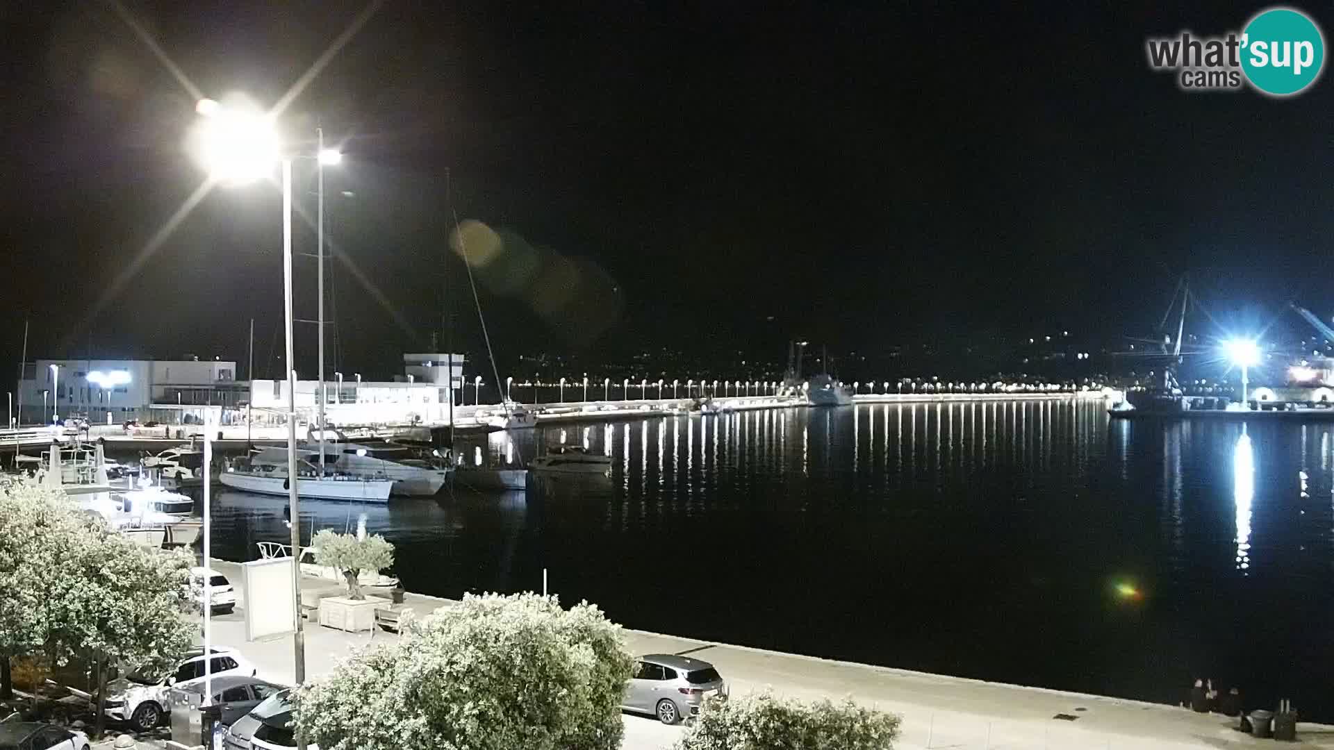 La Riva e la Marina a Rijeka (Fiume) – Live Webcam Croazia