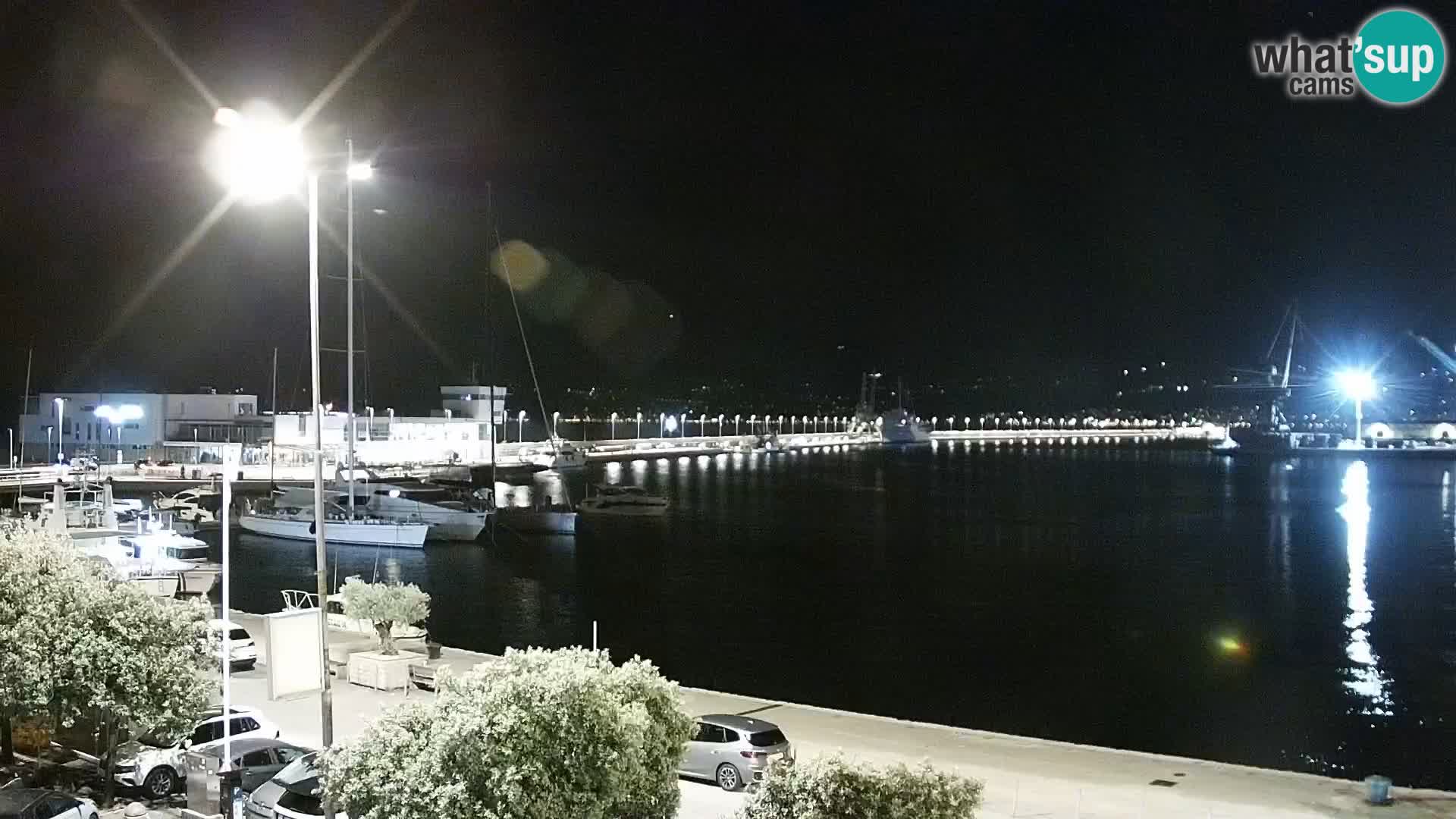 La Riva y Marina en Rijeka – Webcam en vivo Croacia