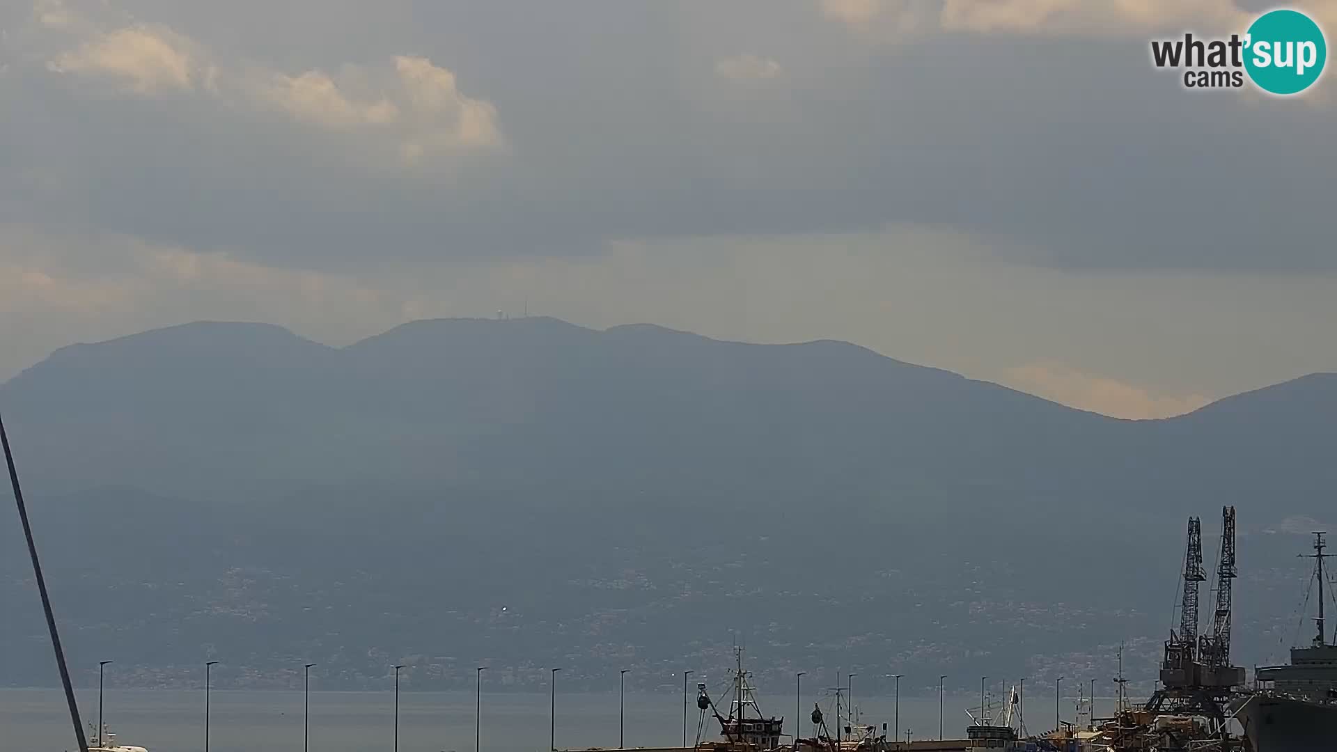 La Riva et Marina à Rijeka – Live Webcam Croatie
