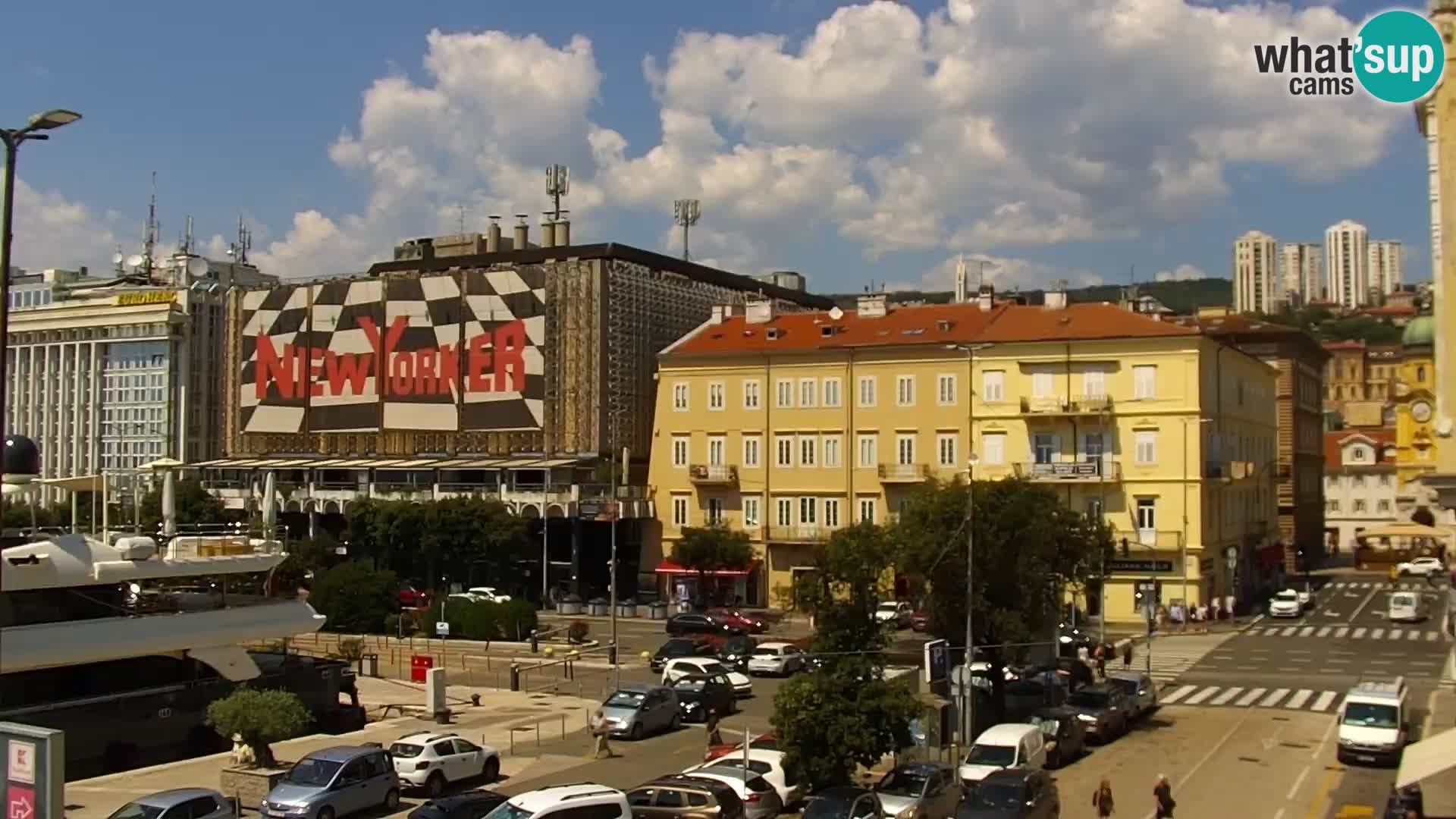 La Riva e la Marina a Rijeka (Fiume) – Live Webcam Croazia