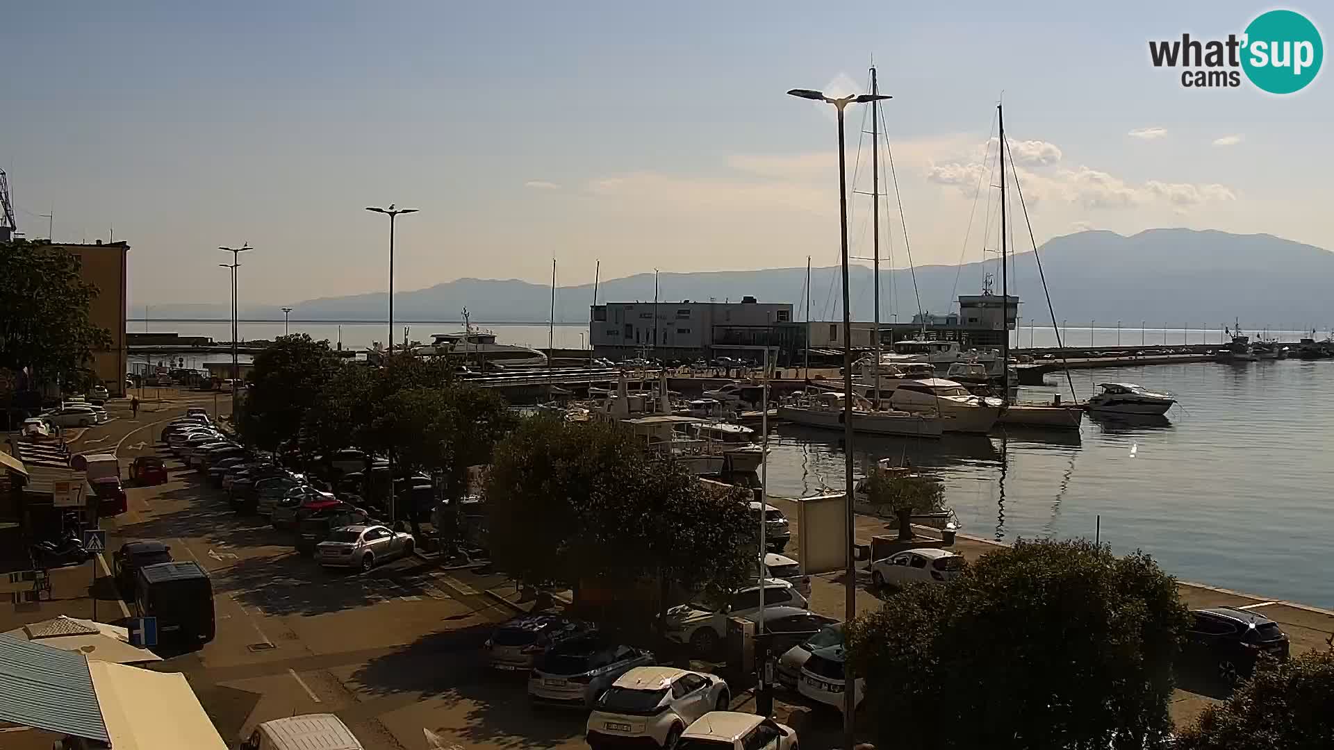 La Riva e la Marina a Rijeka (Fiume) – Live Webcam Croazia