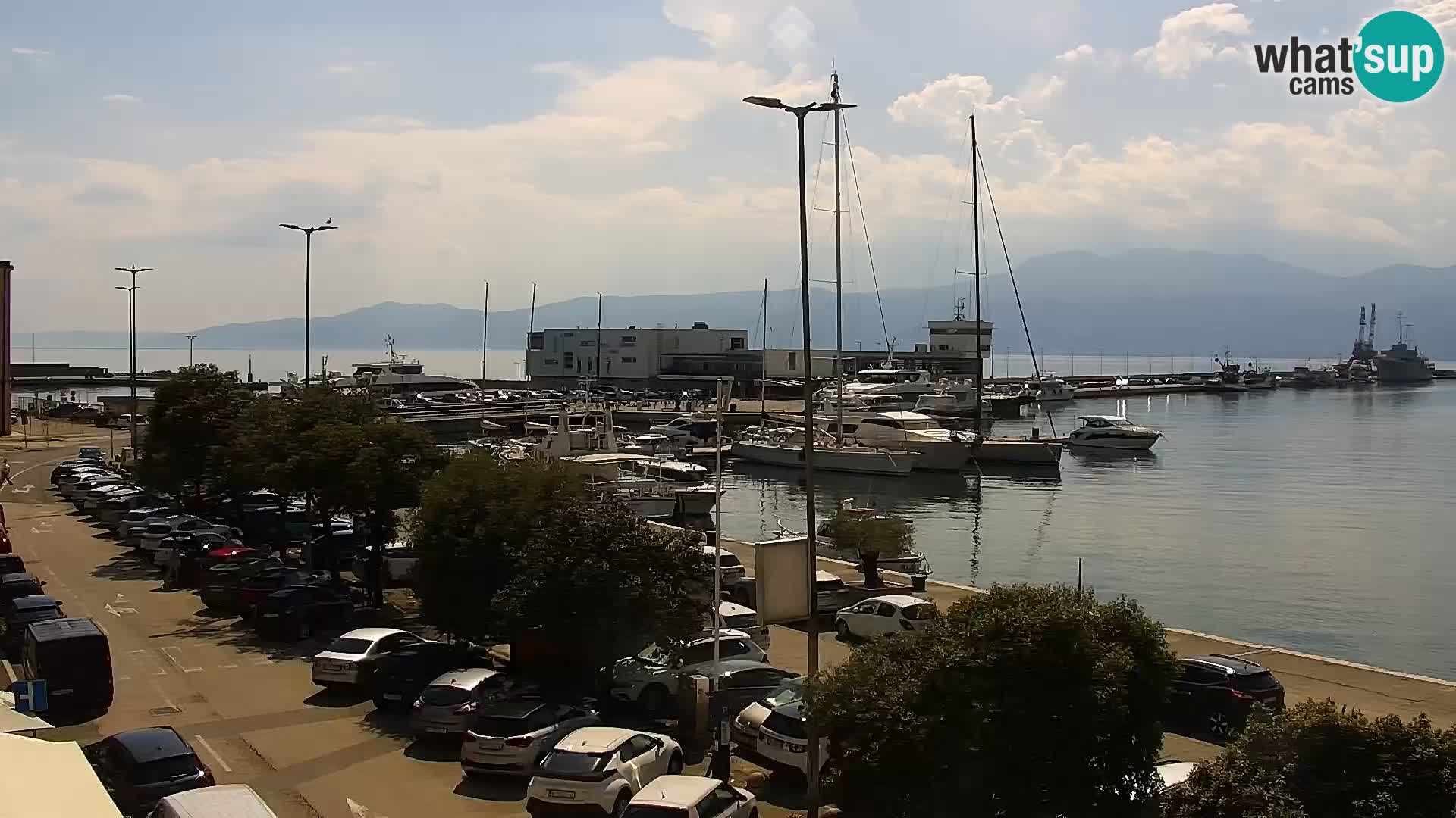 Riva i Marina u Rijeci – Web kamera uživo u Hrvatskoj