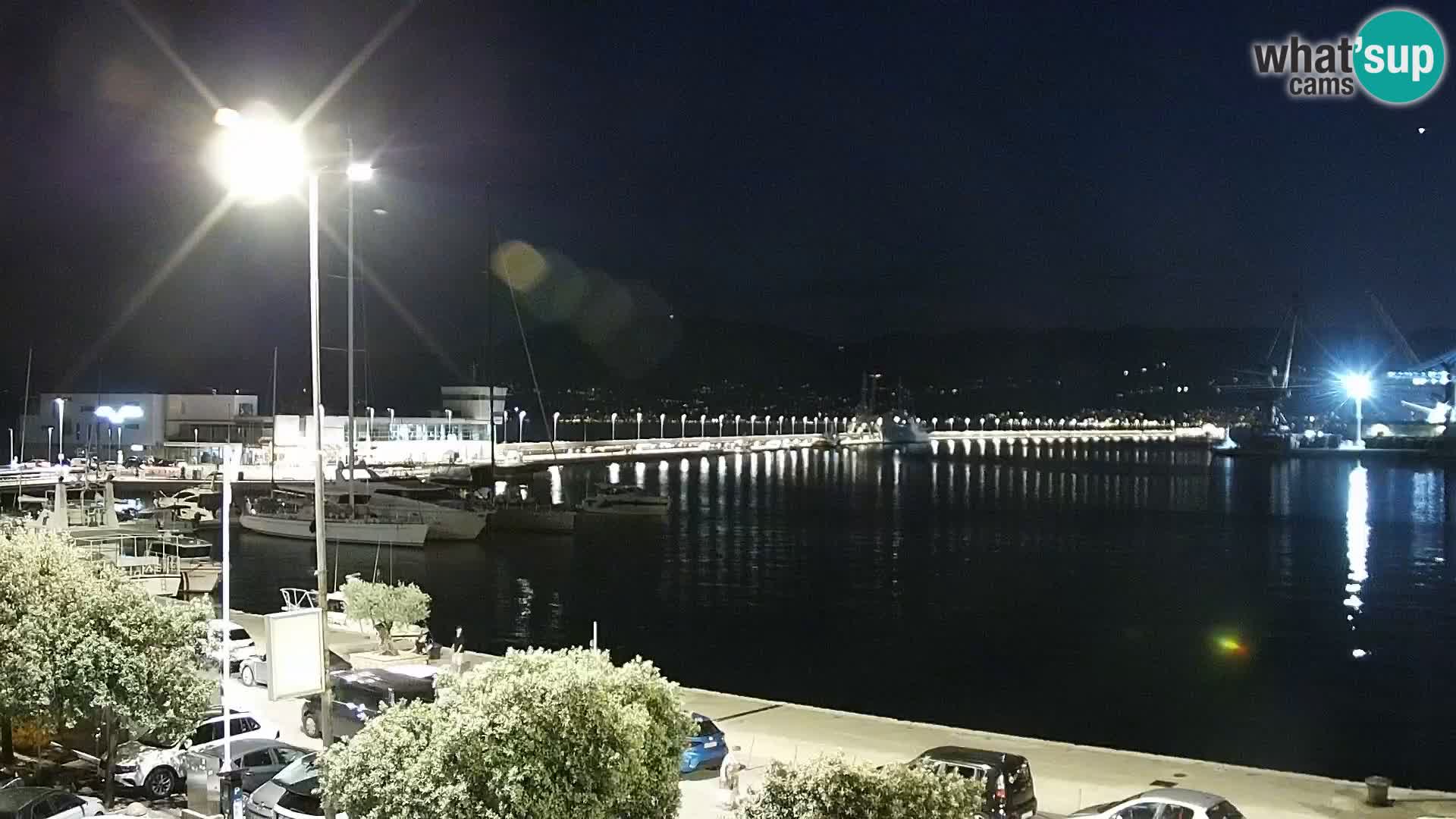 Riva i Marina u Rijeci – Web kamera uživo u Hrvatskoj