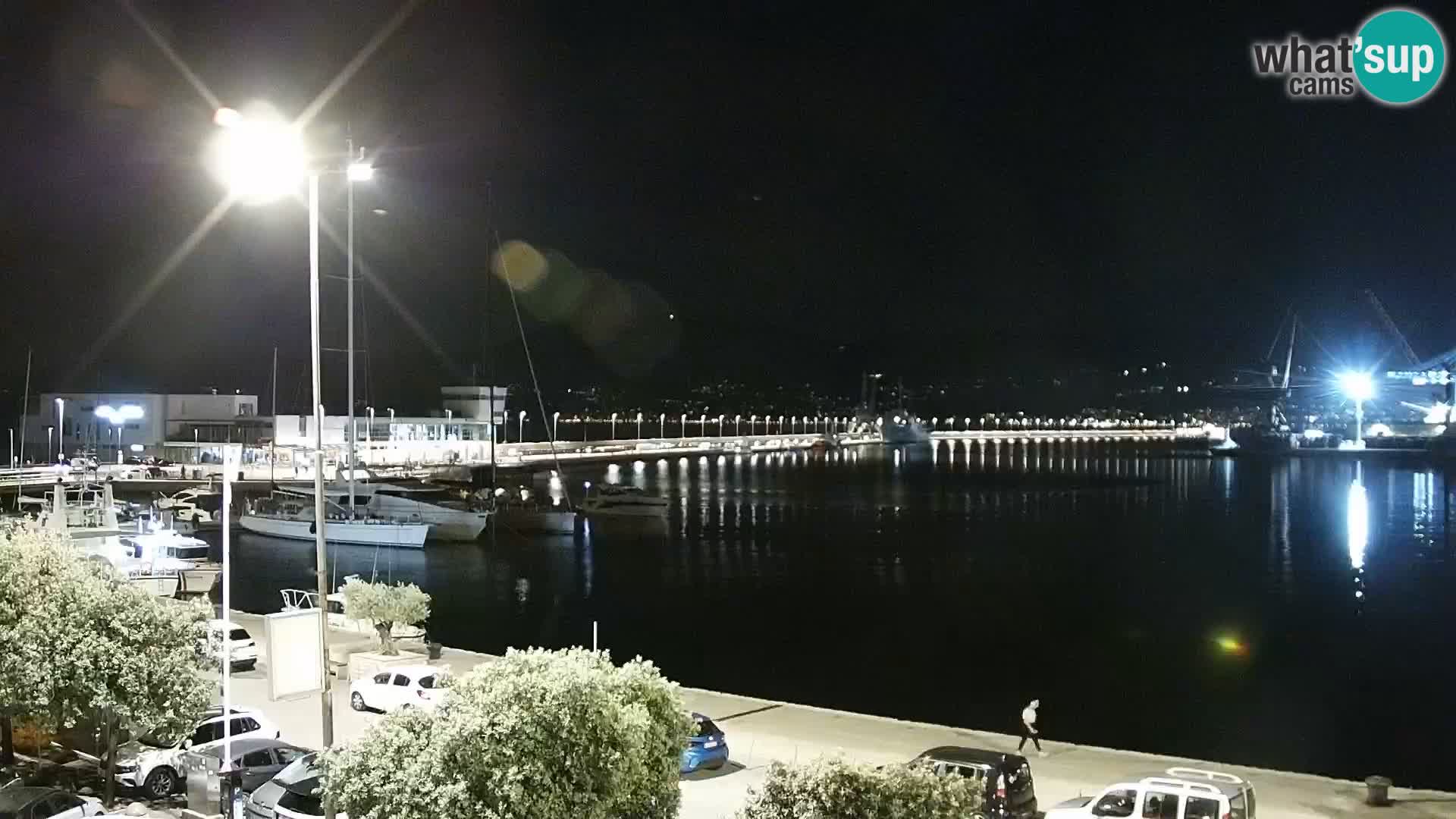 Riva i Marina u Rijeci – Web kamera uživo u Hrvatskoj
