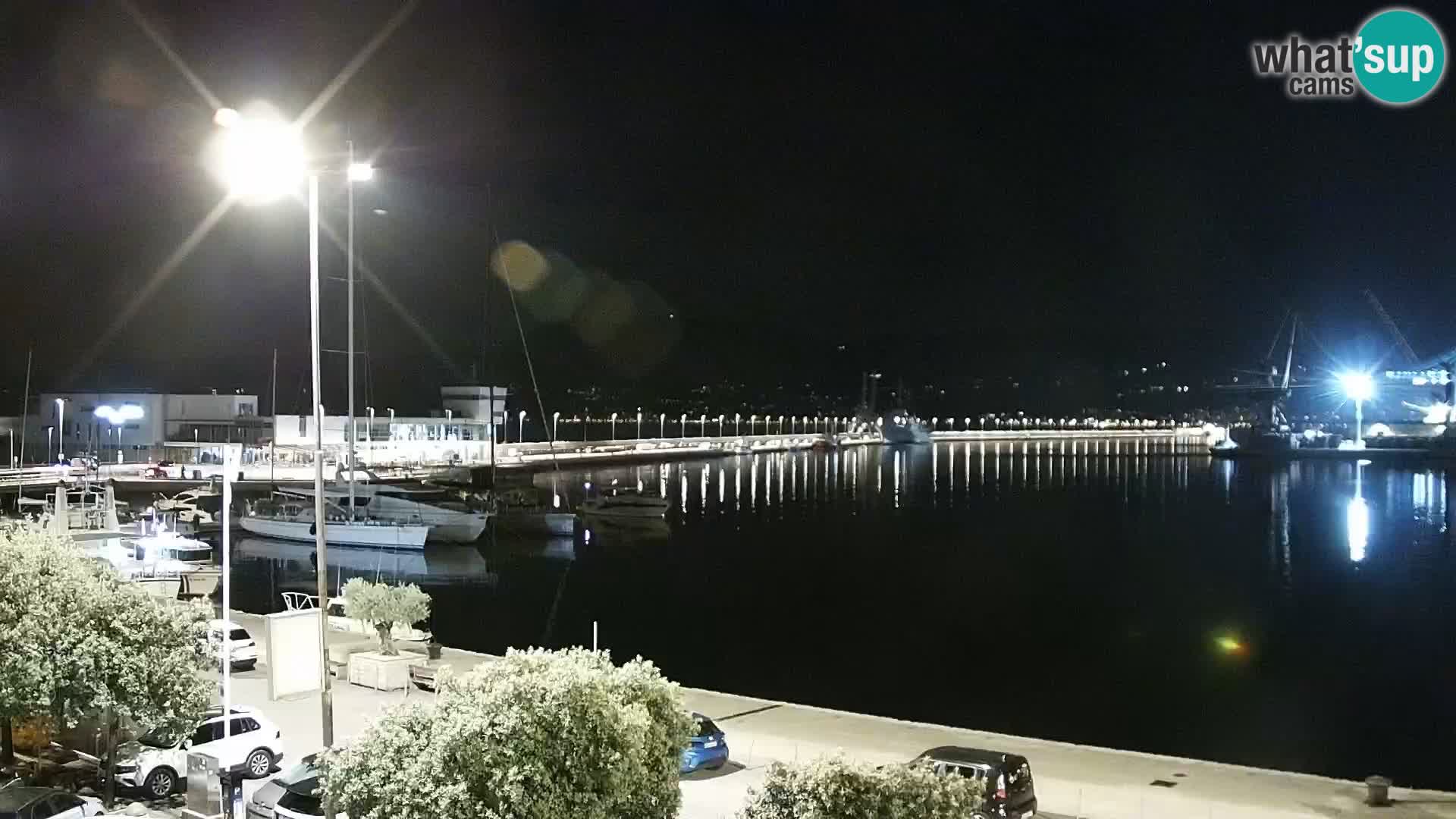 Riva i Marina u Rijeci – Web kamera uživo u Hrvatskoj