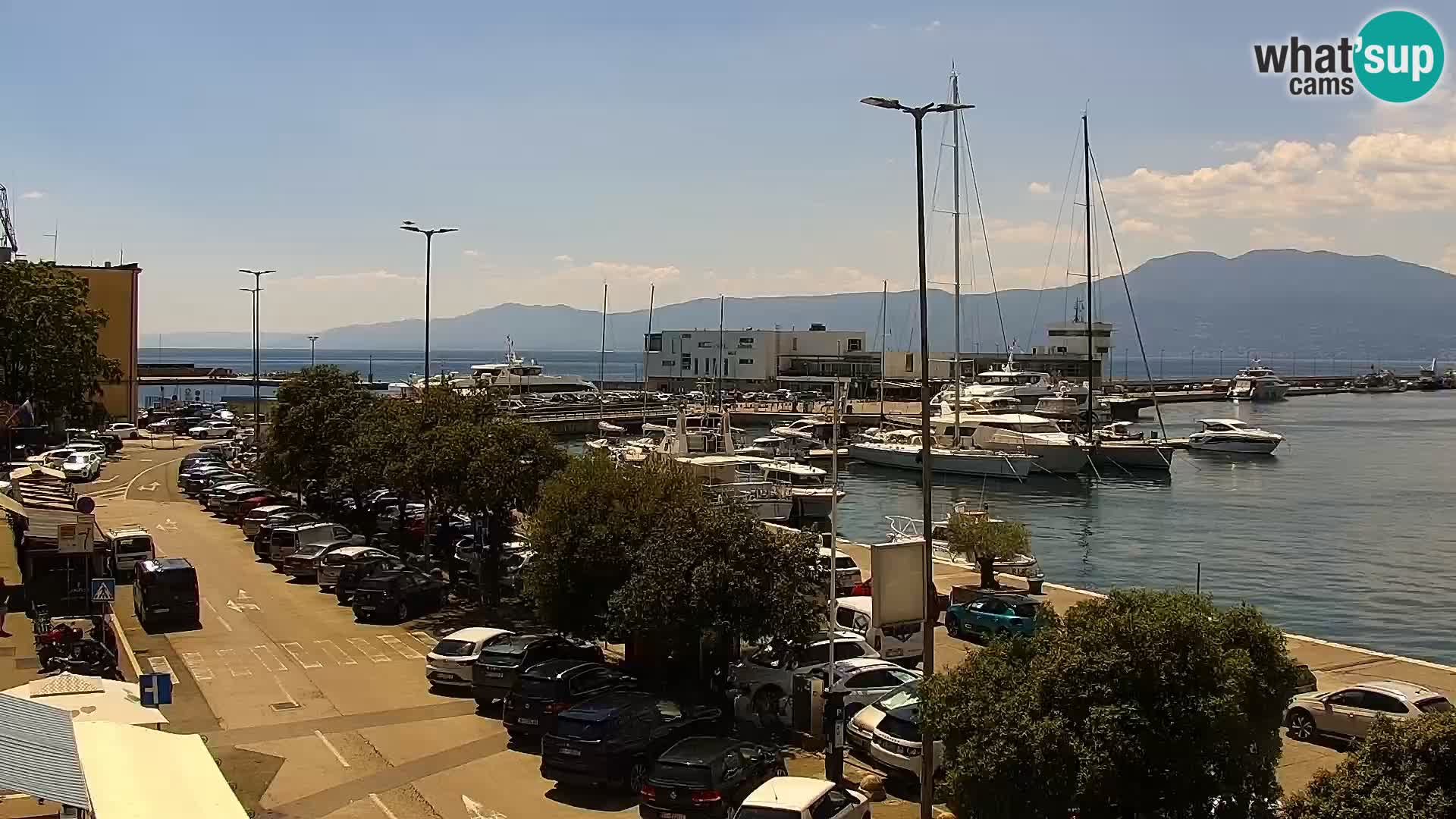 Riva i Marina u Rijeci – Web kamera uživo u Hrvatskoj