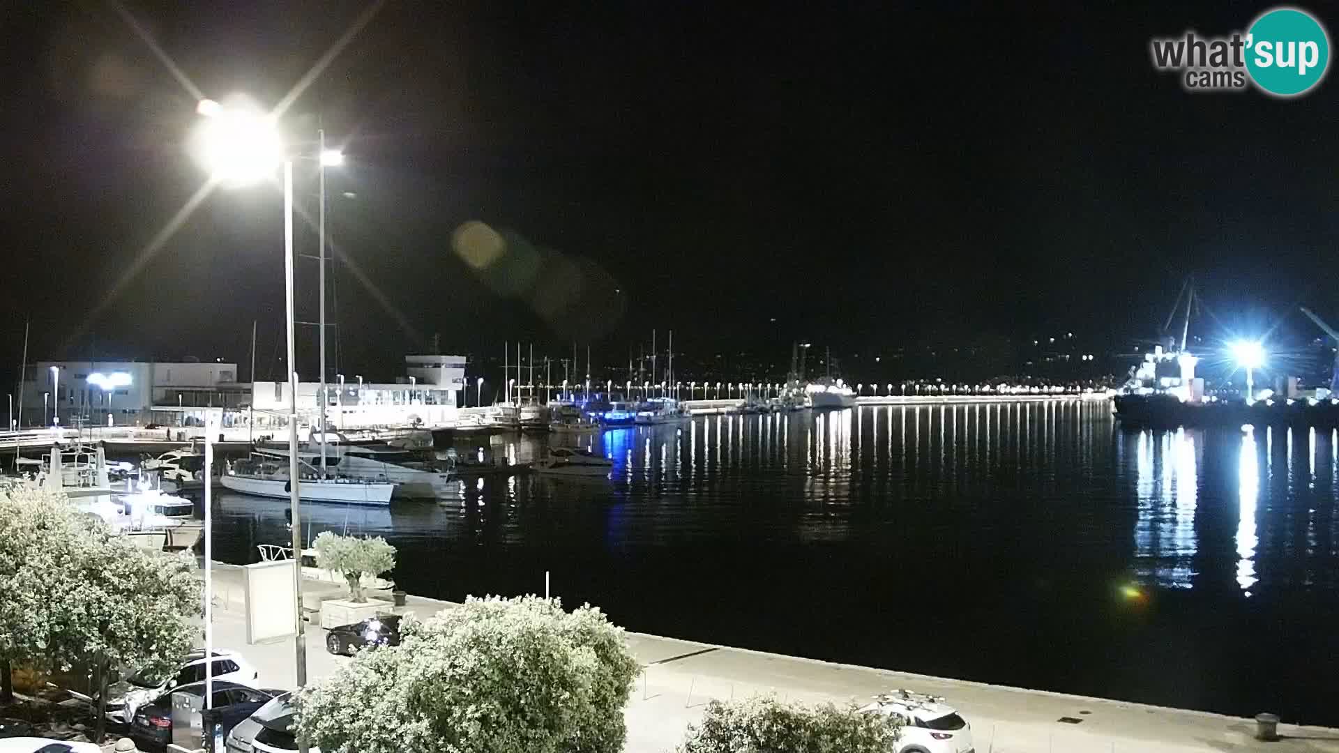La Riva et Marina à Rijeka – Live Webcam Croatie