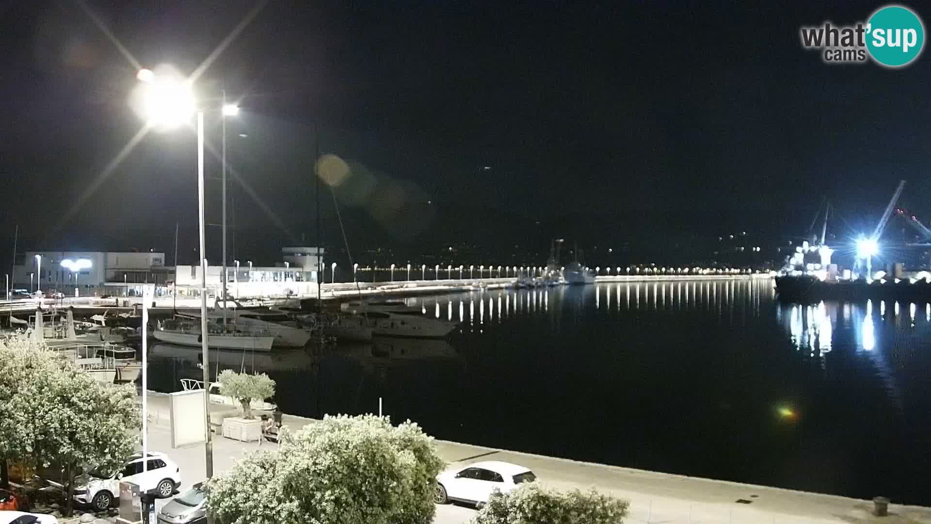 La Riva e la Marina a Rijeka (Fiume) – Live Webcam Croazia