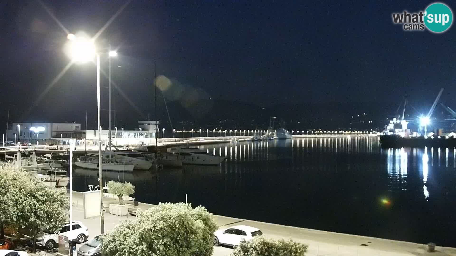 Riva i Marina u Rijeci – Web kamera uživo u Hrvatskoj