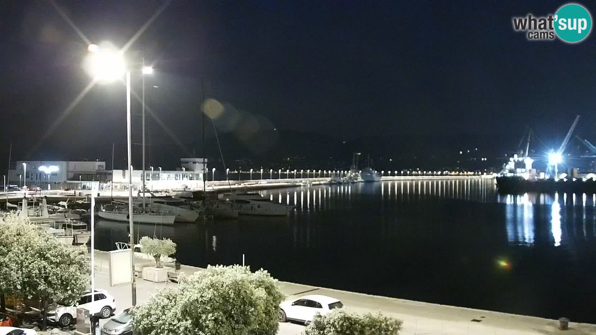 Riva i Marina u Rijeci – Web kamera uživo u Hrvatskoj