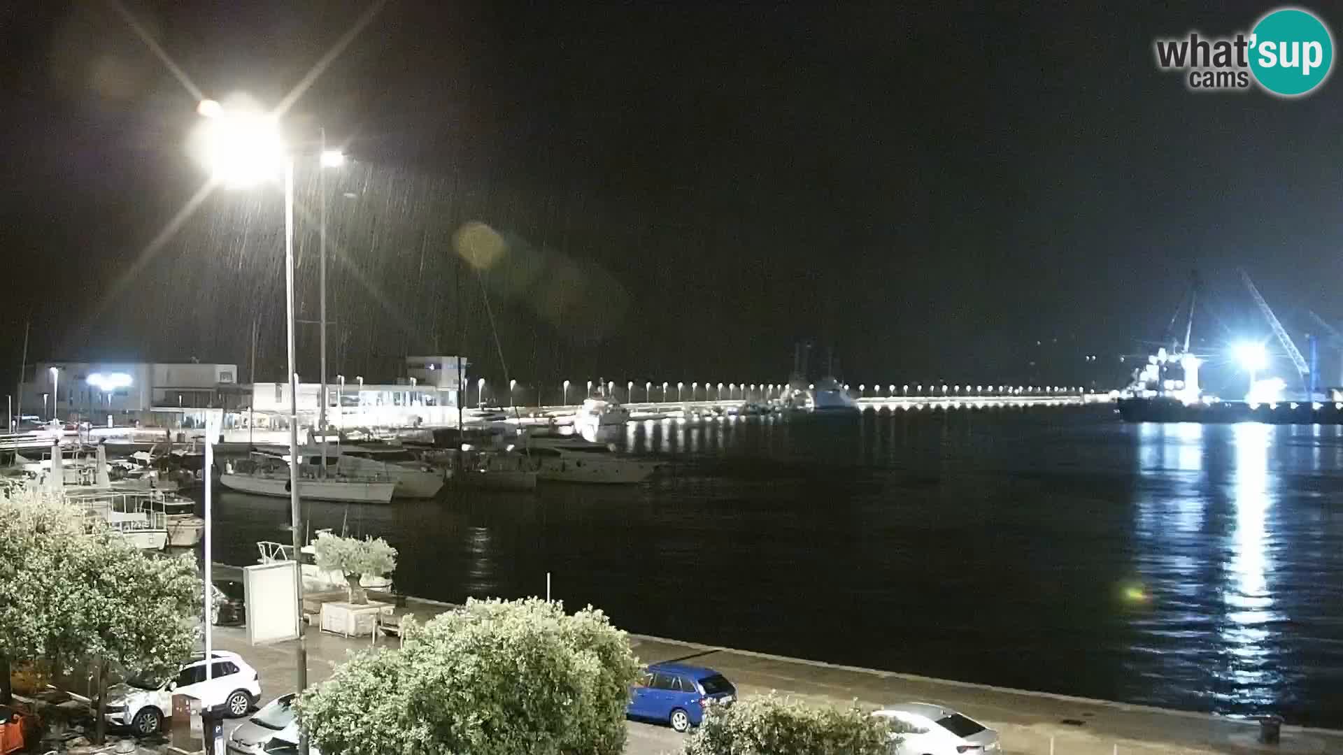 La Riva y Marina en Rijeka – Webcam en vivo Croacia