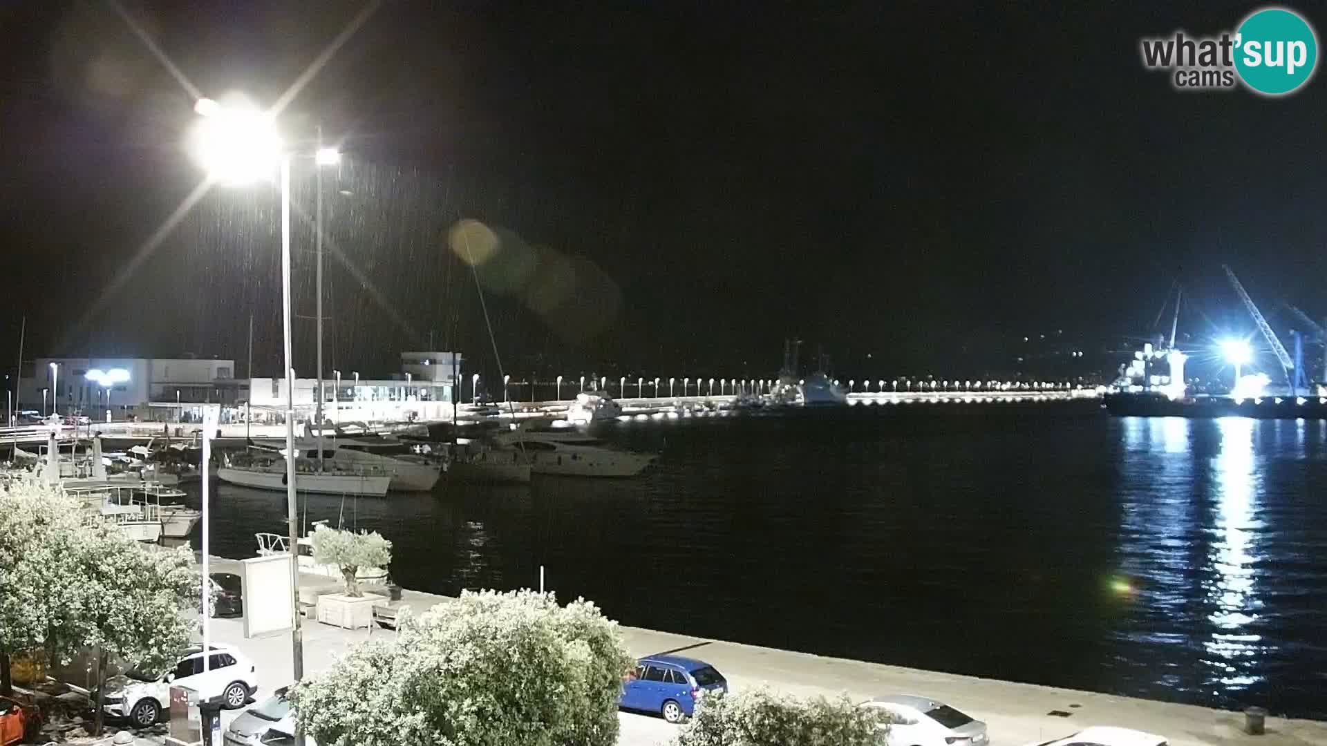La Riva e la Marina a Rijeka (Fiume) – Live Webcam Croazia