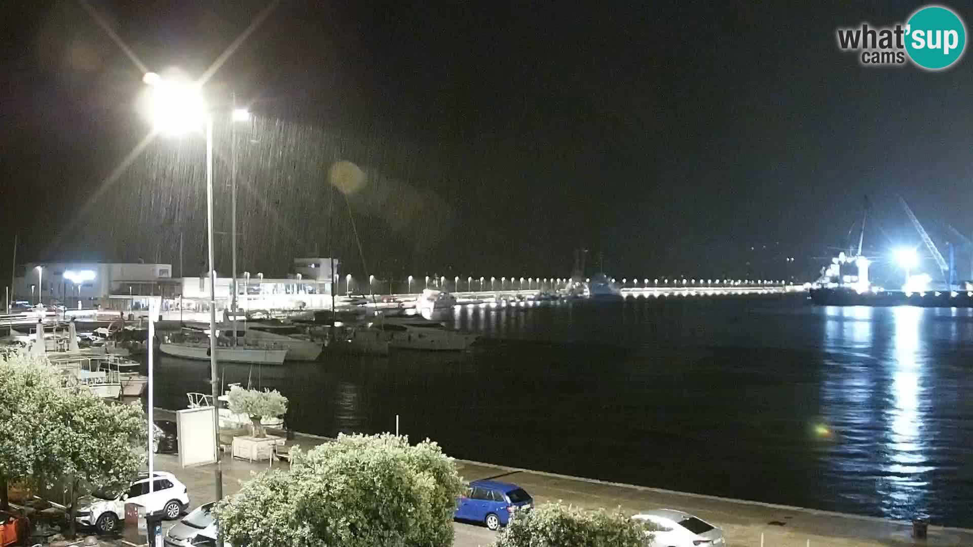 La Riva y Marina en Rijeka – Webcam en vivo Croacia