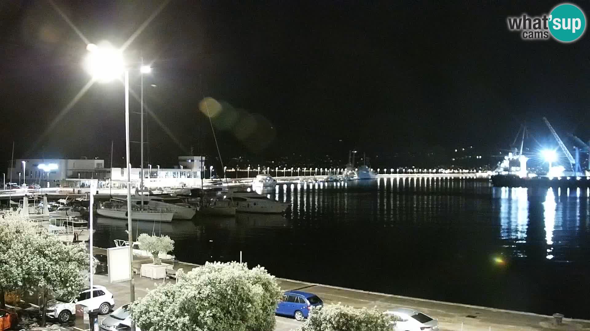 Riva i Marina u Rijeci – Web kamera uživo u Hrvatskoj