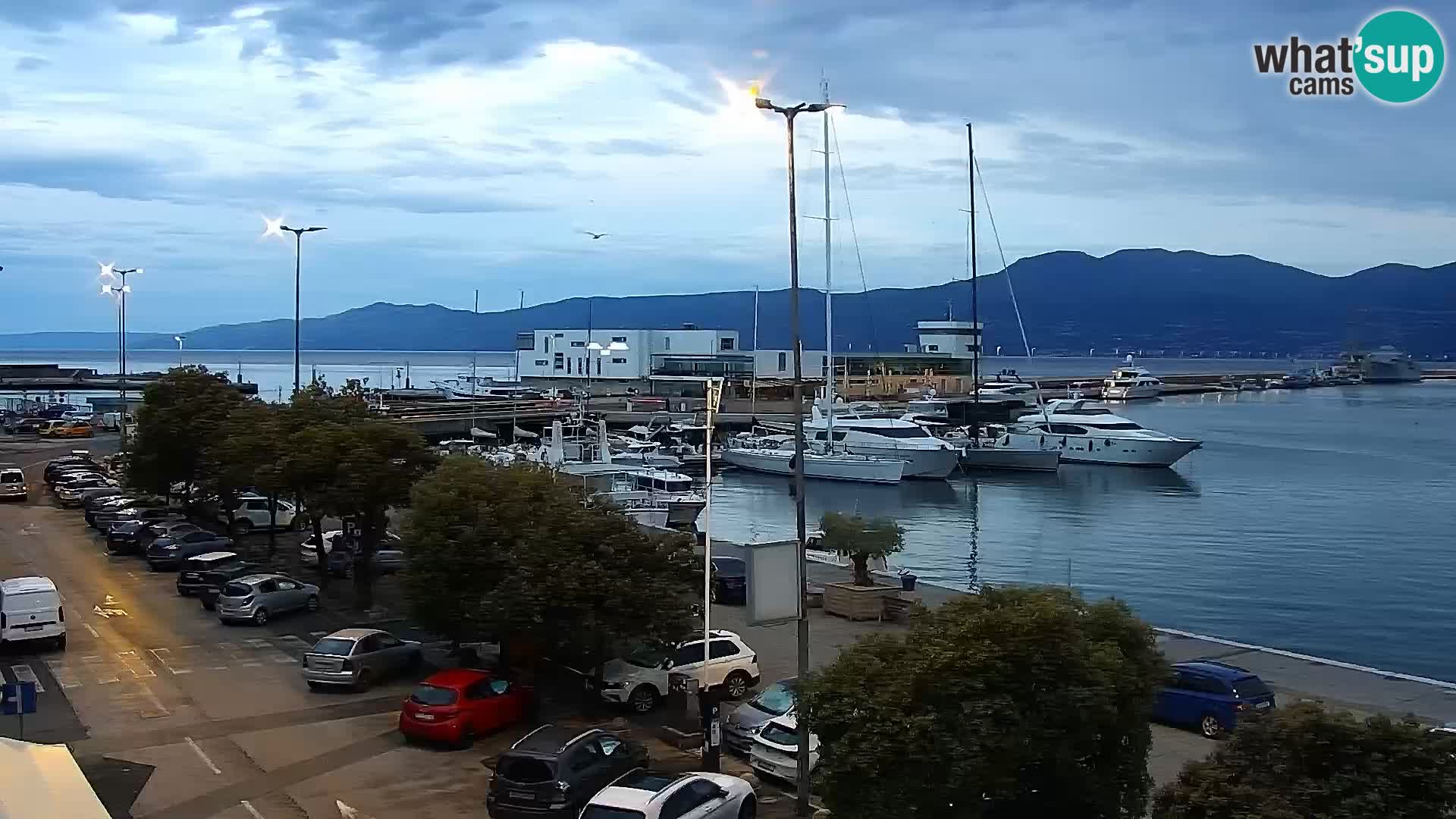 Riva i Marina u Rijeci – Web kamera uživo u Hrvatskoj