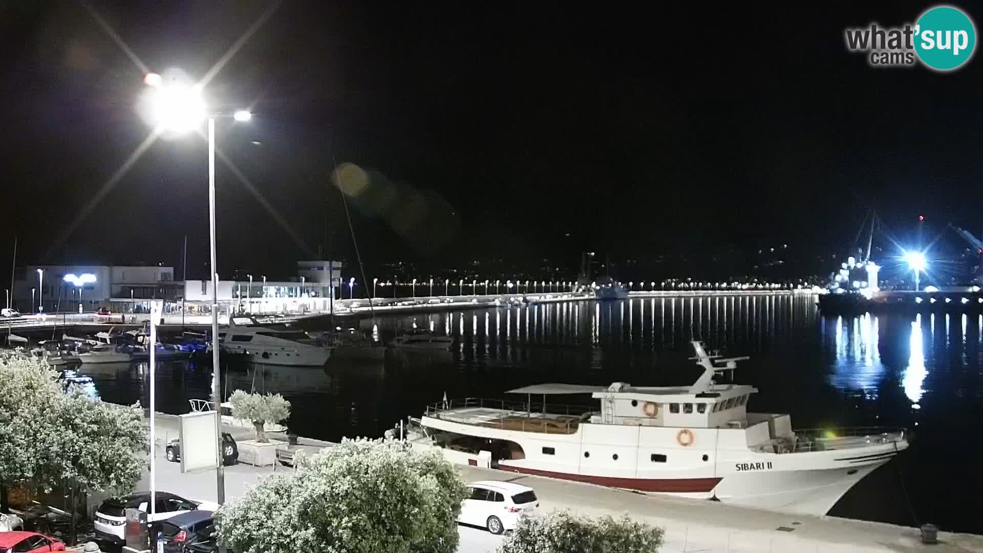 Die Riva und Marina in Rijeka – Live Webcam Kroatien